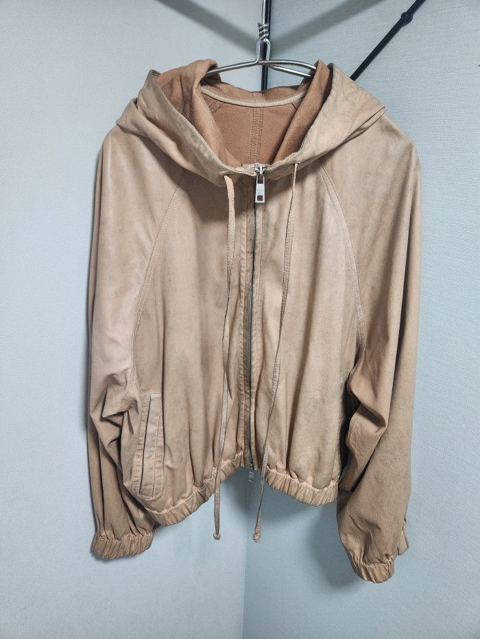 Giorgio Brato GIORGIO BRATO age leather overhood jacket Size M / US 6-8 / IT 42-44 - 4 Thumbnail