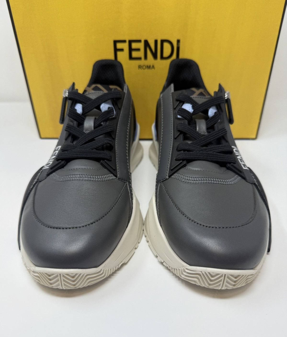Fendi Fendi Flow Slip On Sneaker (Grey) Size US 9 / EU 42 - 2 Thumbnail