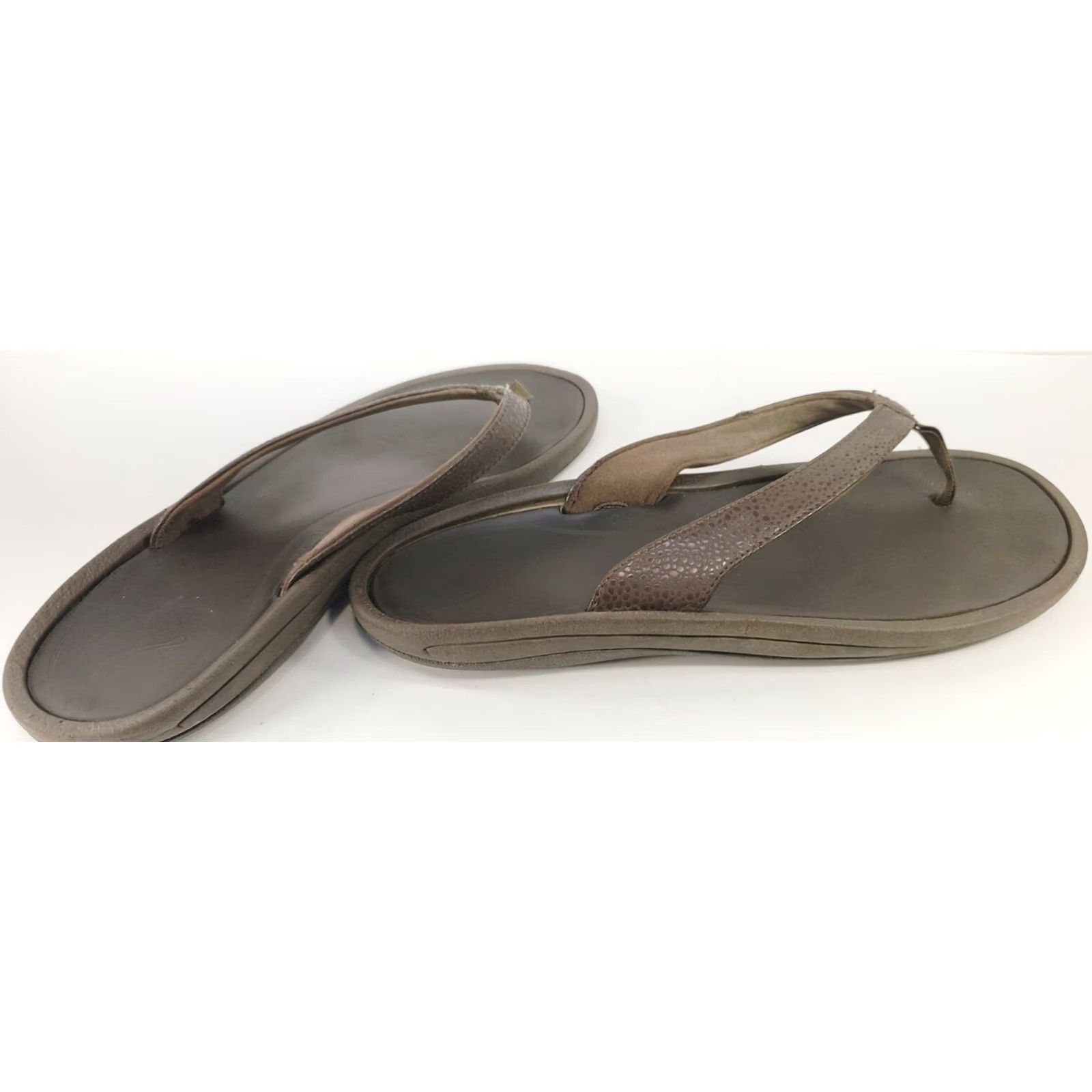 Olukai OluKai Ohana Sandals Flip Flops Thong Toe Post Brown Women’s 9 EU 39 Slip On Casual Coastal Comfort Size US 9 / IT 39 - 4 Thumbnail