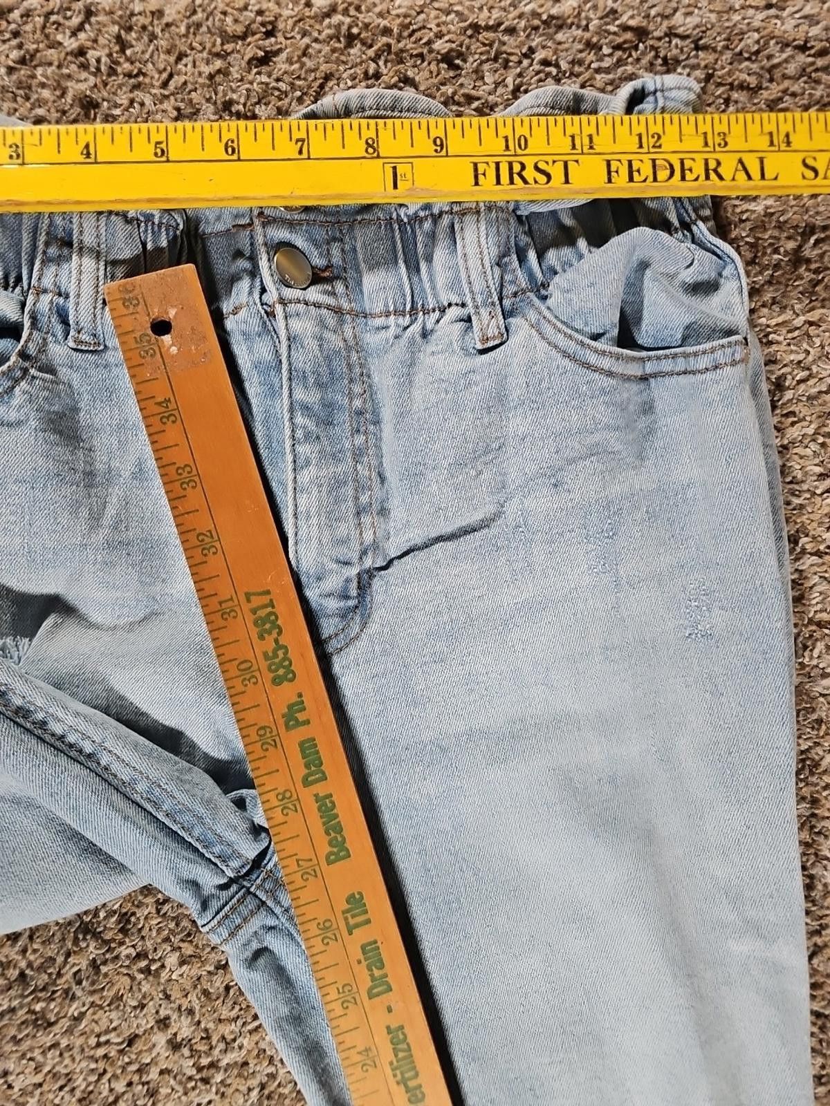 Other Tinseltown Sz 3 Distressed Light Wash Slim Jeans Size 30" / US 8 / IT 44 - 5 Thumbnail