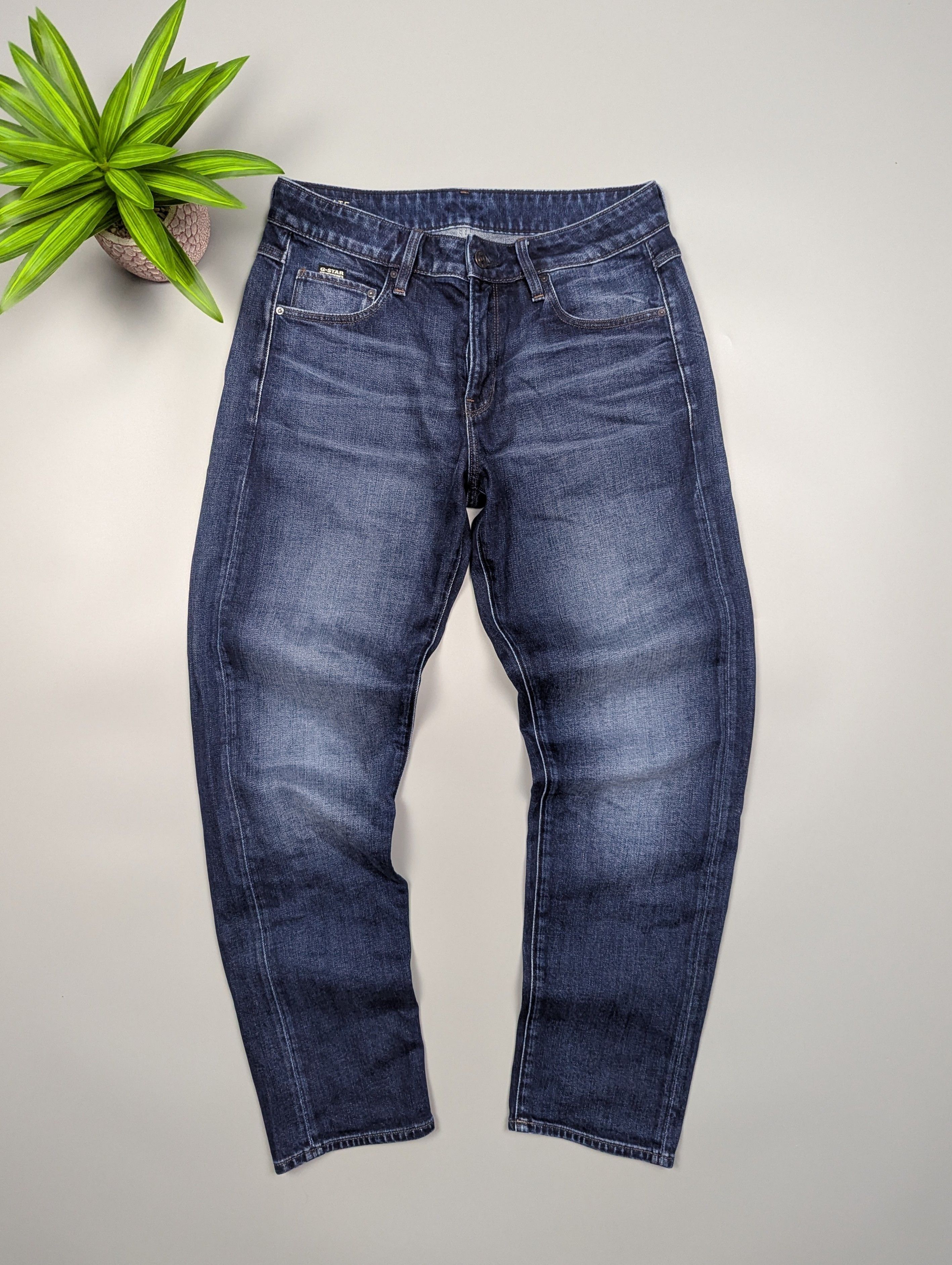G-Star G-Star RAW KATE BOYFRIEND Women's Dark Blue Distressed Jeans Size 29" - 1 Thumbnail