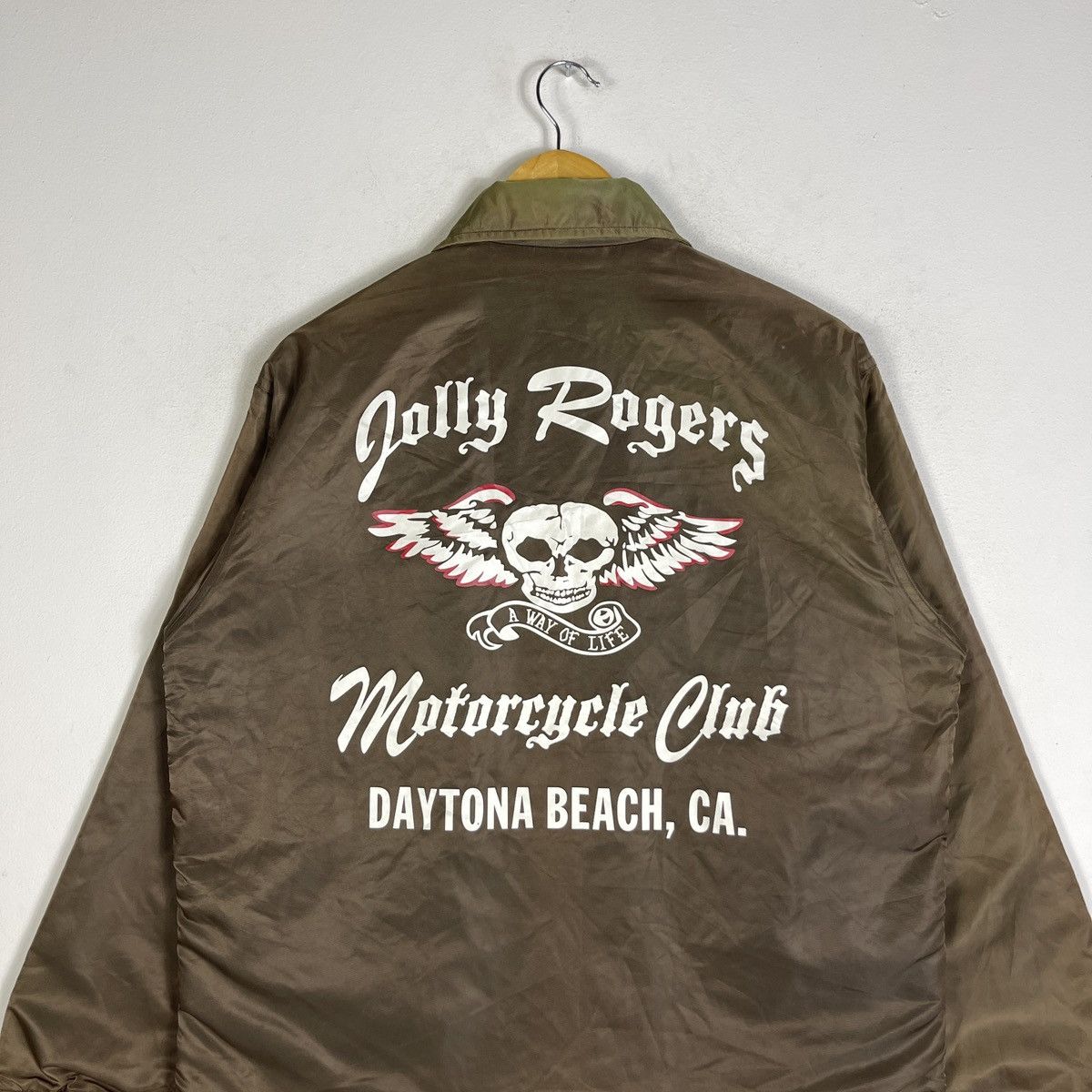 Whitesville Vintage Jolly Rogers Motorcycle Club “LOCAL” Coach Jacket Size US M / EU 48-50 / 2 - 5 Thumbnail