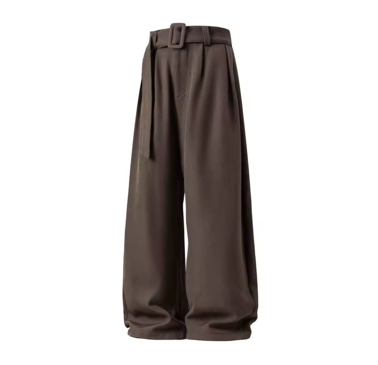 Other Casual Streetwear Basic Brown Loose School Pants Size US 30 / EU 46 - 5 Thumbnail