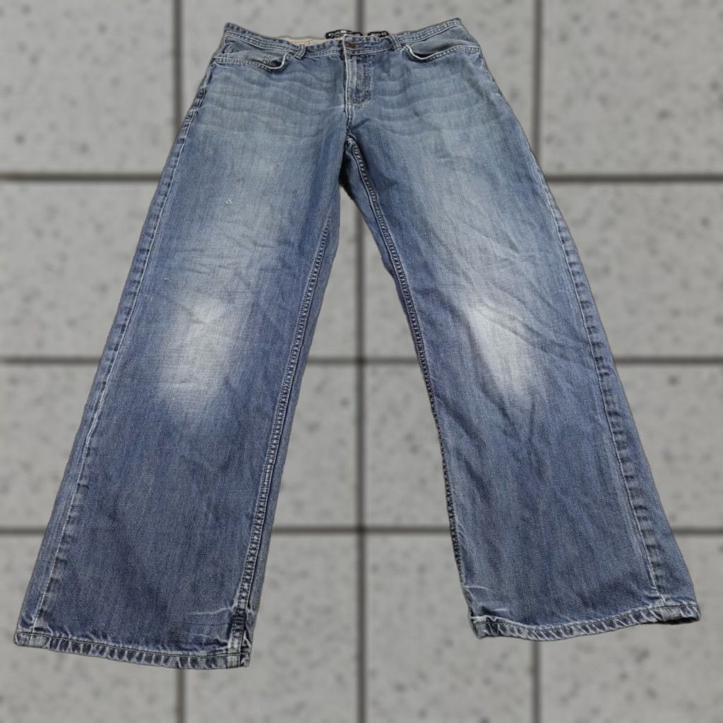 Ecko Unltd. Ecko Unltd. Jeans Mens 36X32 Dark Blue Denim Wide-Leg Baggy VTG Y2K 90s Grunge Skate Hip Hop Retro 5-Pocket Relaxed Jeans Mens Size US 36 / EU 52 - 1 Thumbnail