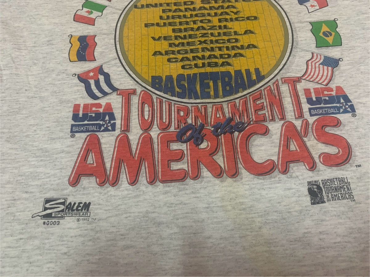 NBA × Salem Sportswear × Vintage 🔥RARE🔥1992 USA DREAM TEAM BASKETBALL TOURNAMENT Size US M / EU 48-50 / 2 - 6 Thumbnail