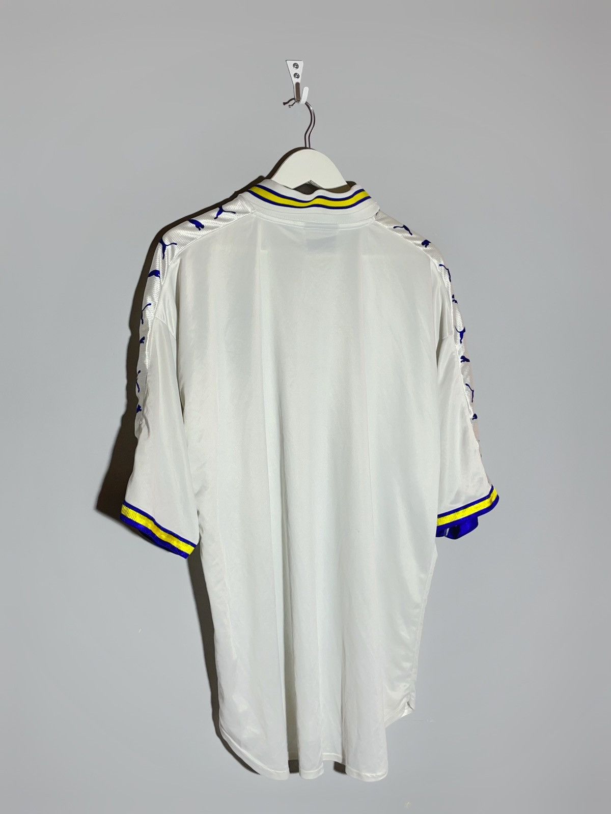 Puma Leeds United Puma 1998/99 Home Vintage Football Shirt Size US XL / EU 56 / 4 - 9 Thumbnail