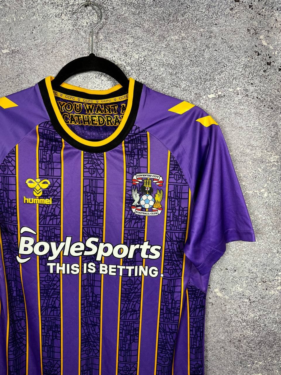 Hummel Coventry City 2022/23 Away Hummel Soccer Jersey Small Size US S / EU 44-46 / 1 - 2 Thumbnail