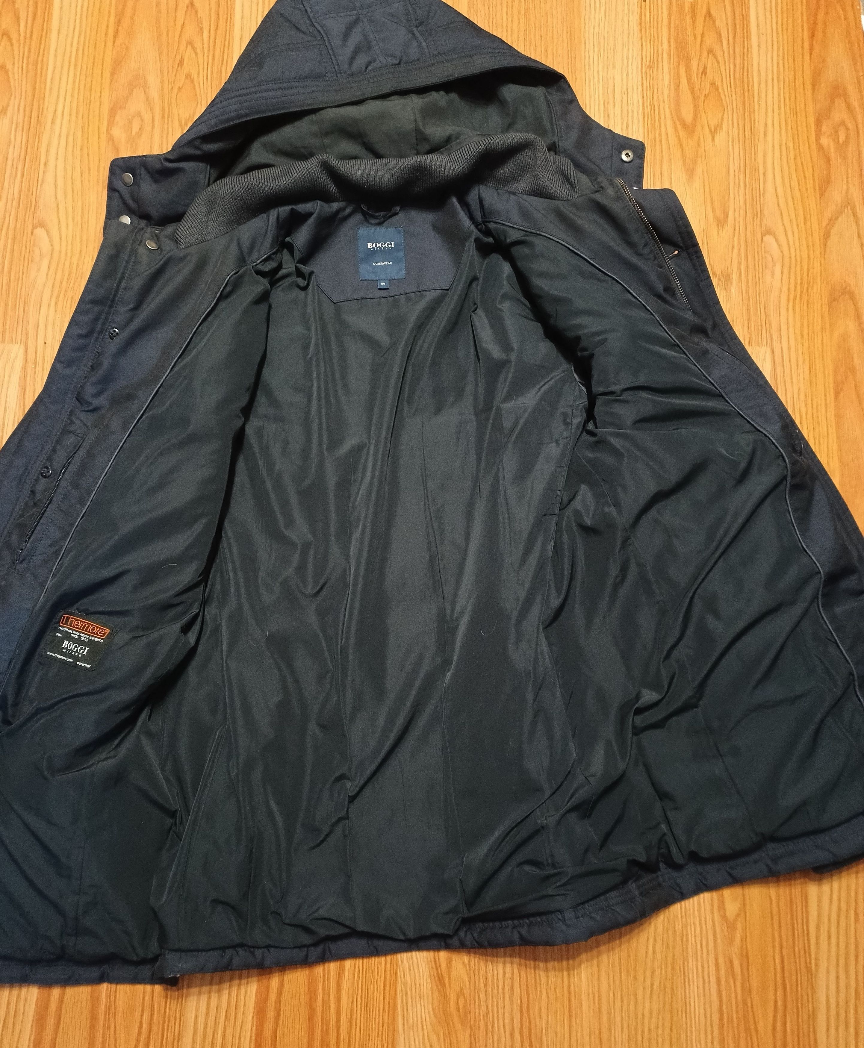 Boggi Boggi Milano Mens Padded Navy Coat Jacket Size EU 50 Size US M / EU 48-50 / 2 - 6 Thumbnail