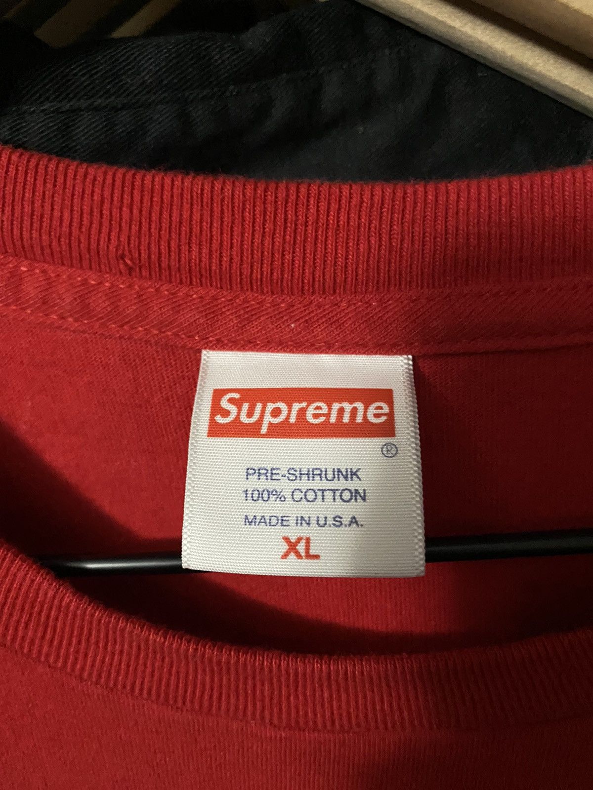Supreme Supreme Red Spellout Tee Size US XL / EU 56 / 4 - 3 Thumbnail