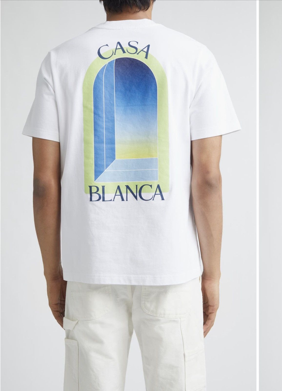 Casablanca Tee - Green Arches Size US M / EU 48-50 / 2 - 1 Thumbnail