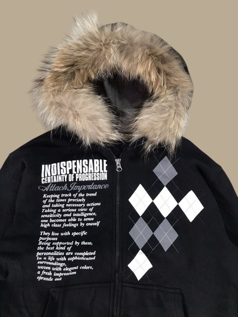 Japanese Brand Holbrook LGB If Six Was Nine Style Faux Fur Zip Hoodie Size US M / EU 48-50 / 2 - 2 Thumbnail