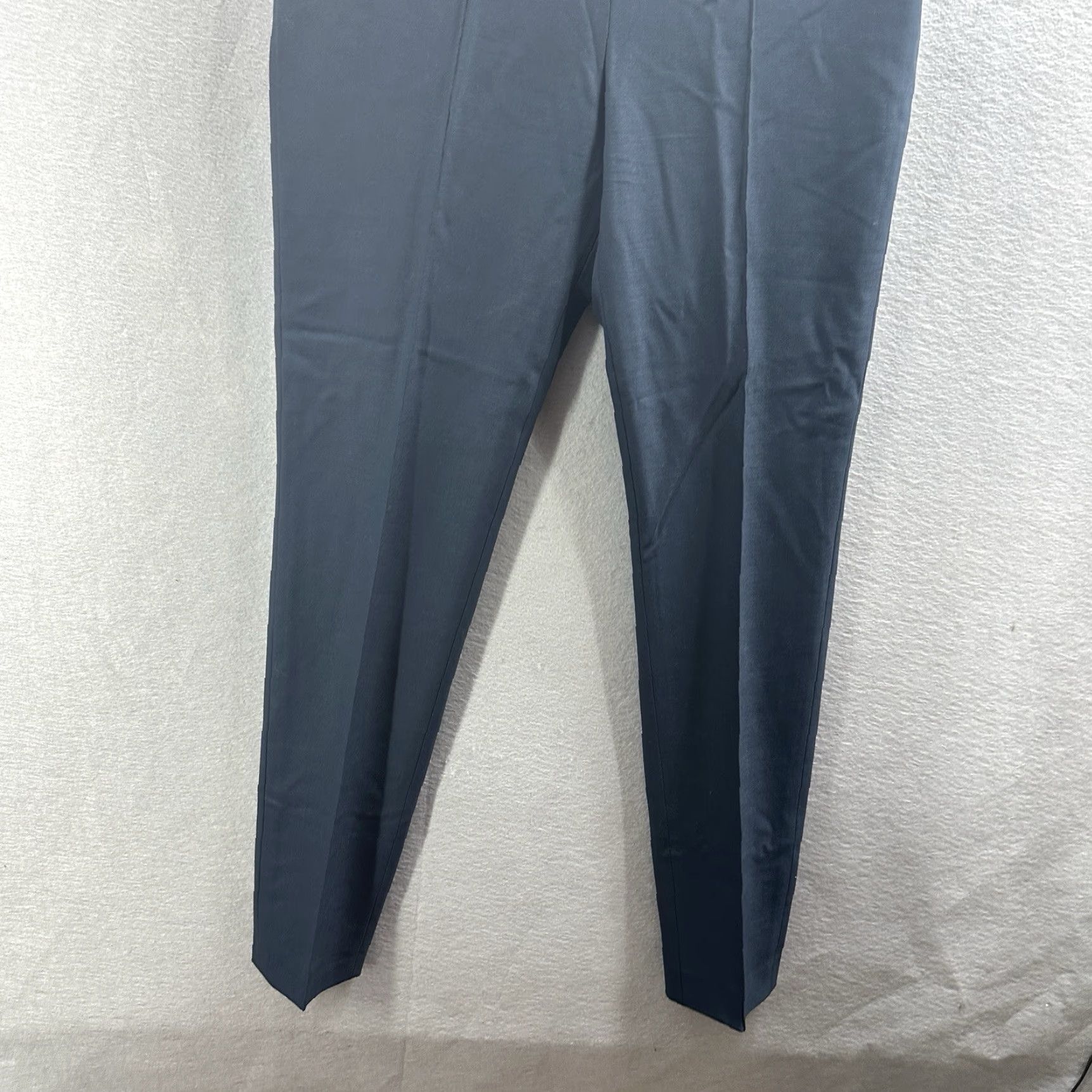 Akris Akris Pants Women 4 Blue Cotton Stretch Slim Straight 90s City Preppy Women Size 27" / US 4 / IT 40 - 5 Thumbnail
