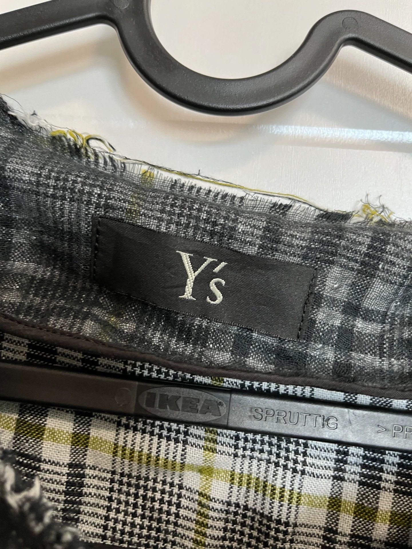 Yohji Yamamoto Yohji Y's Wool Check Sleeveless Long Dress 1 (O/S) 98 New Size S / US 4 / IT 40 - 3 Thumbnail