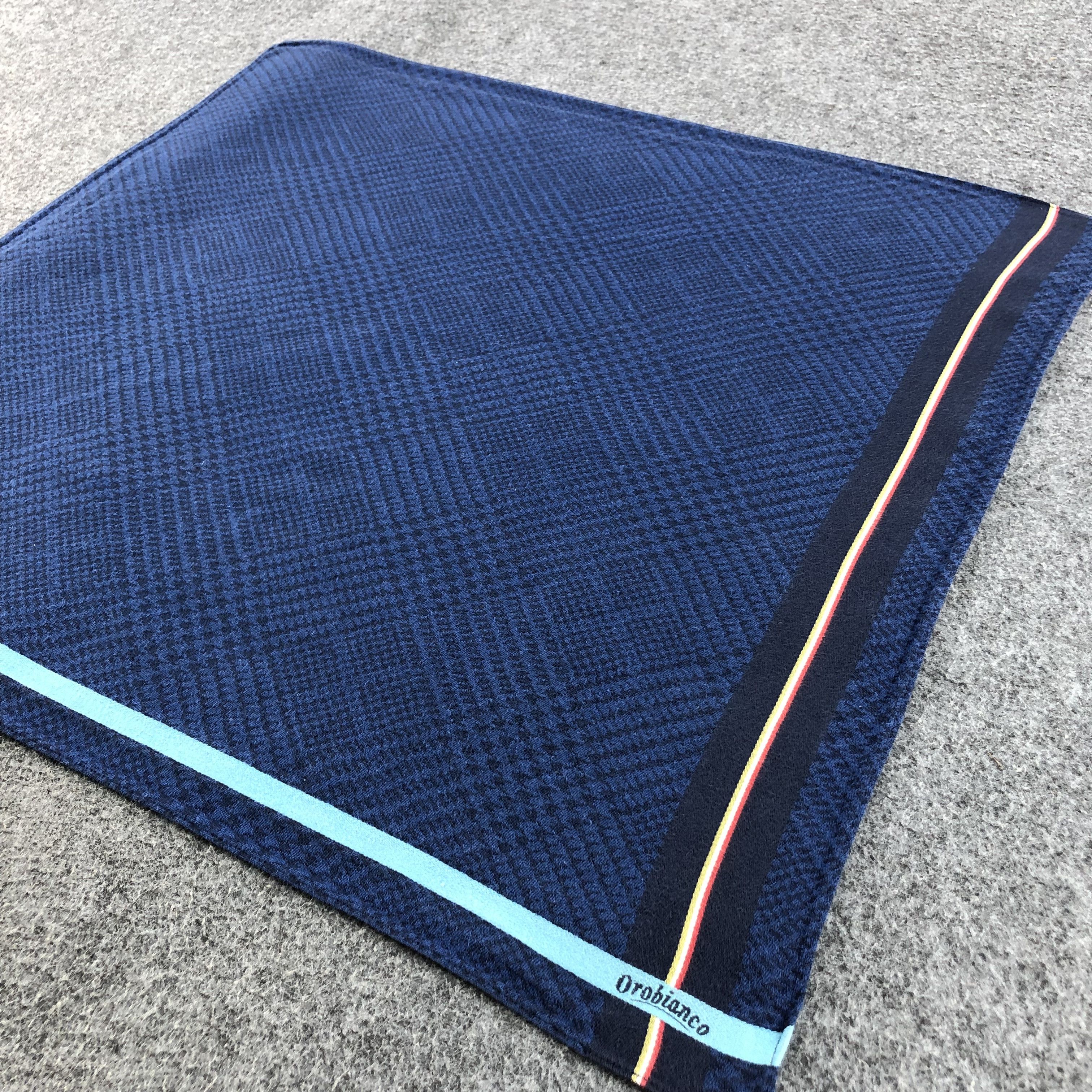 Orobianco × Vintage Orobianco Handkerchief Neckerchief Bandana H1405 Size ONE SIZE - 4 Thumbnail