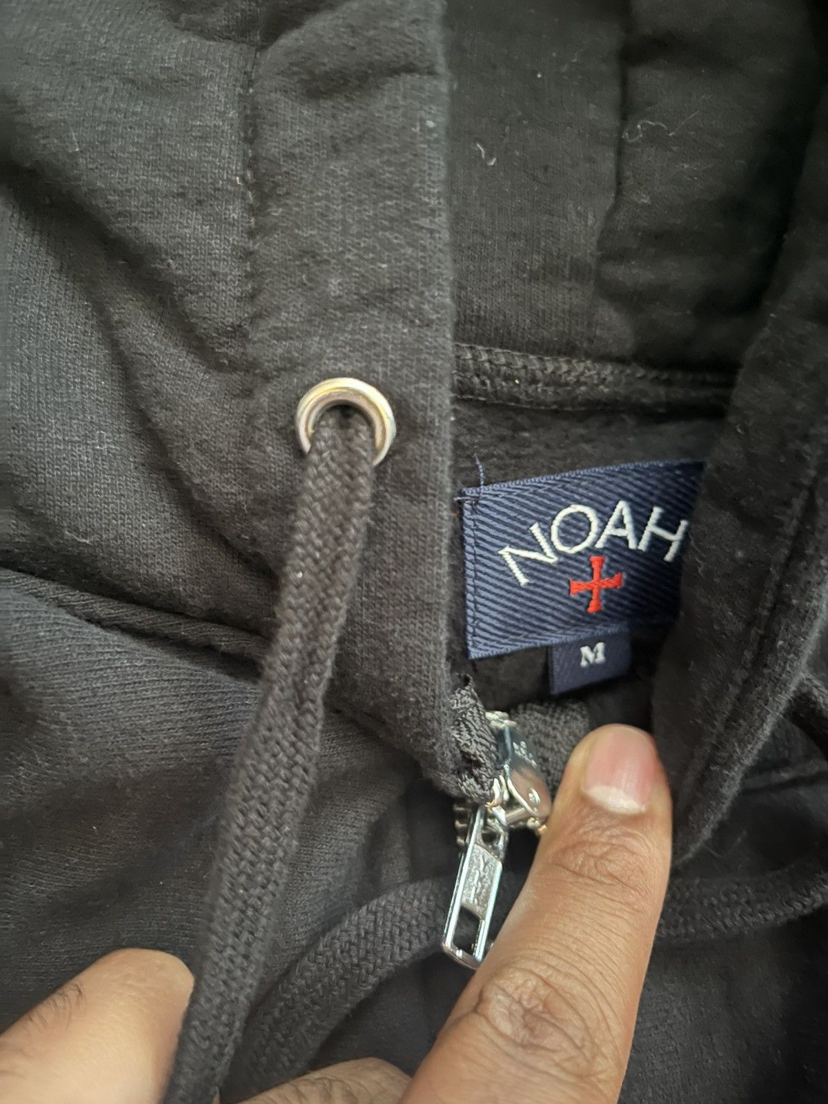 always do what you should do Noah x ADWYSD Black Zip Up Hoodie