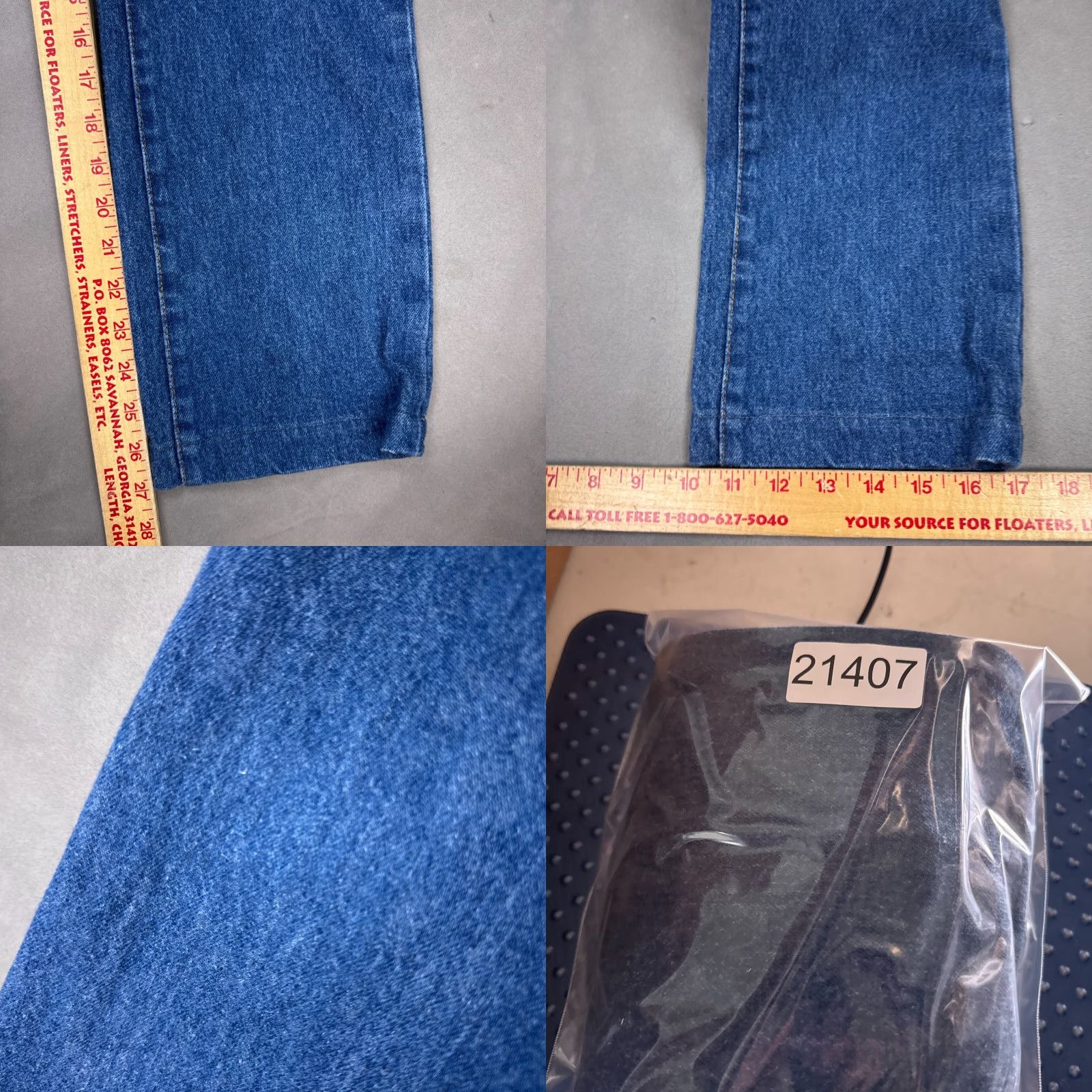 Levi's VINTAGE Levi's 501 Jeans Womens 24x27 Blue 80s Fuzzy Button Fly Denim Pants Dark Jeans Women, 501, 80s, Levi's, Blue, Dark, 90s Size 42" / US 20 - 10 Thumbnail
