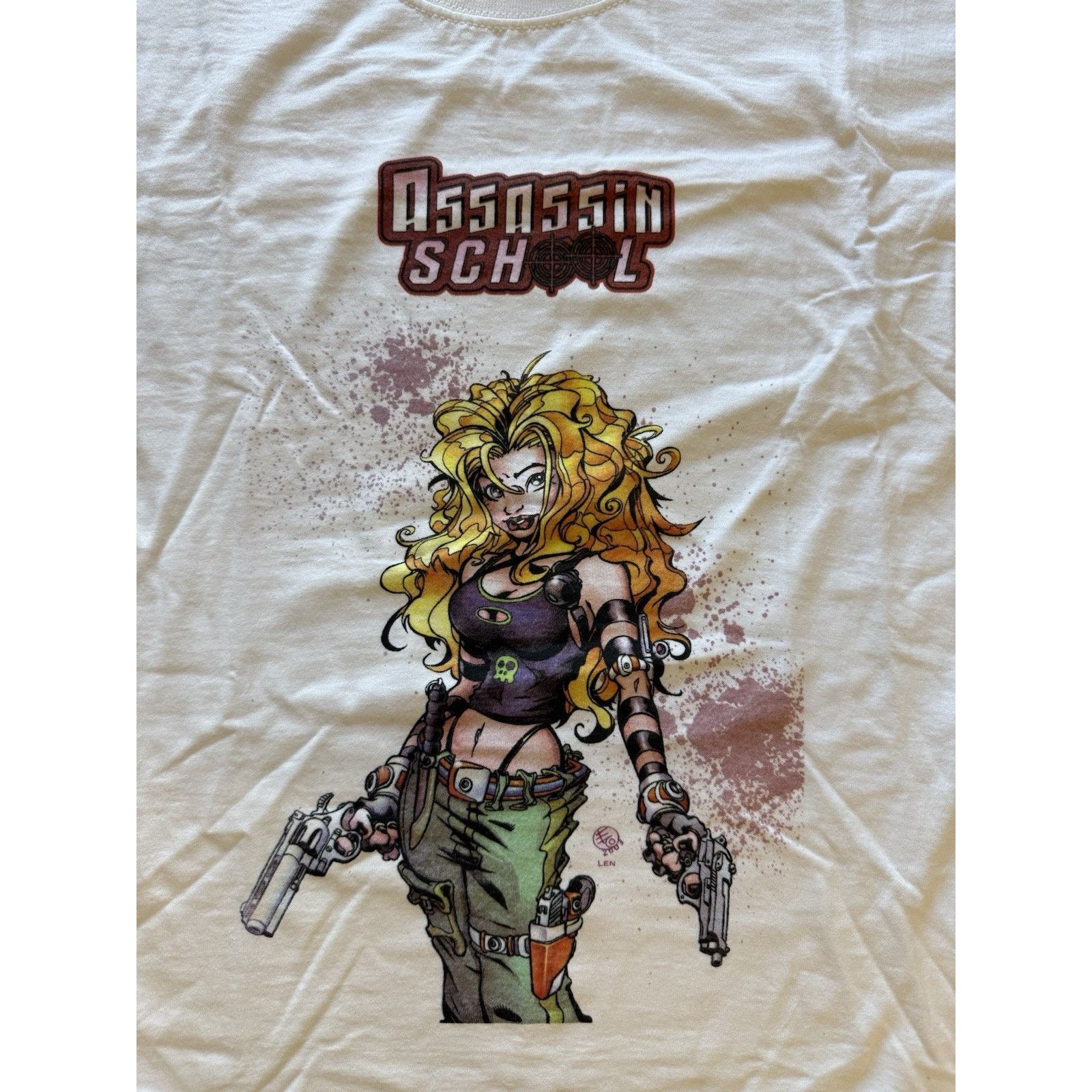 Fruit Of The Loom 2003 Assassin School Shirt XL Fruit of the Loom Comic Babe Size US XL / EU 56 / 4 - 2 Thumbnail
