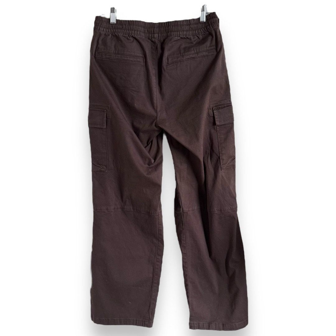 Pacsun PacSun Mens Pants Sz S Baggy Brown Stretch Canvas Cargo Size US 30 / EU 46 - 7 Thumbnail