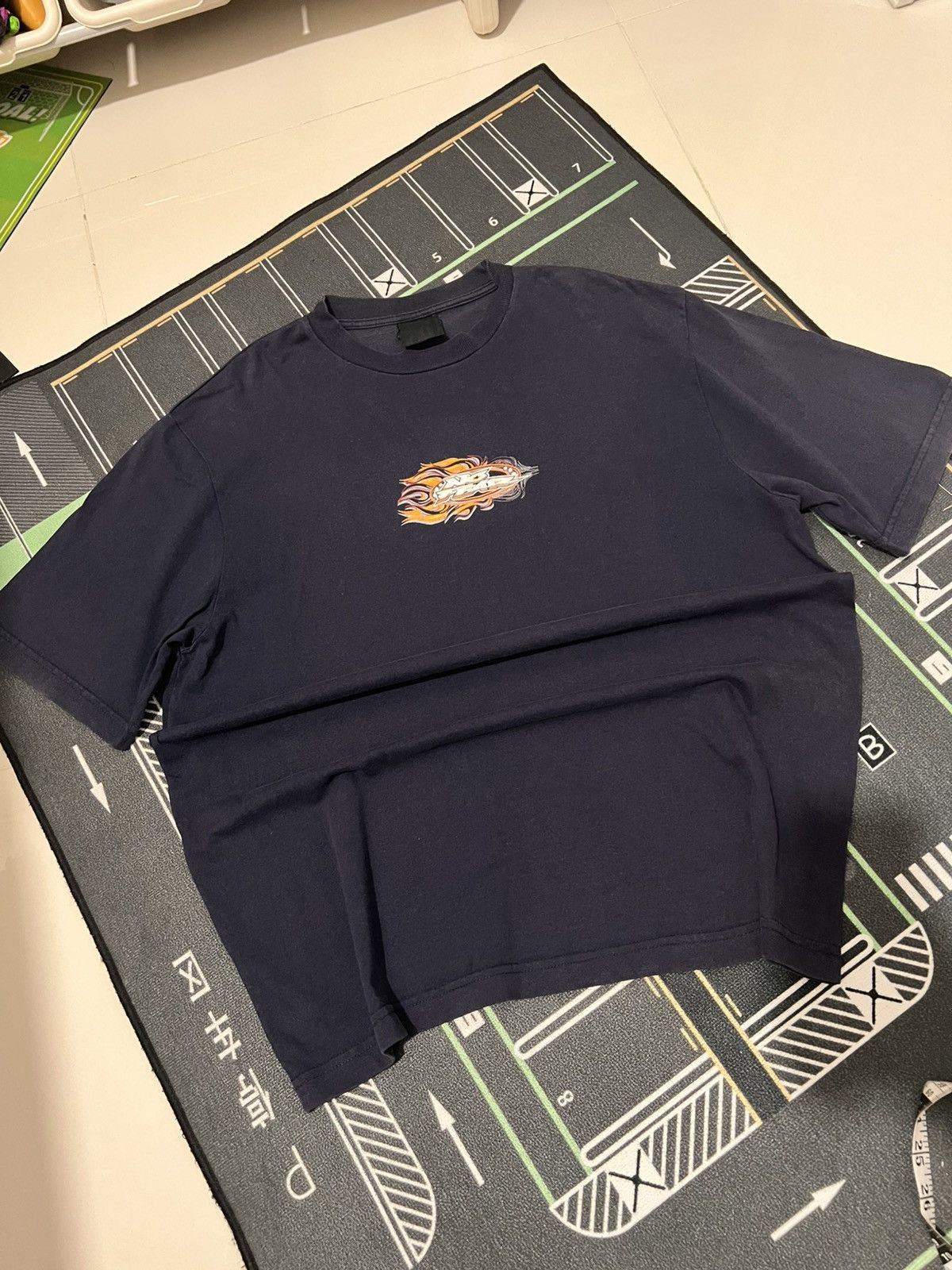 No Fear vtg y2k no fear flame Size US M / EU 48-50 / 2 - 1 Thumbnail
