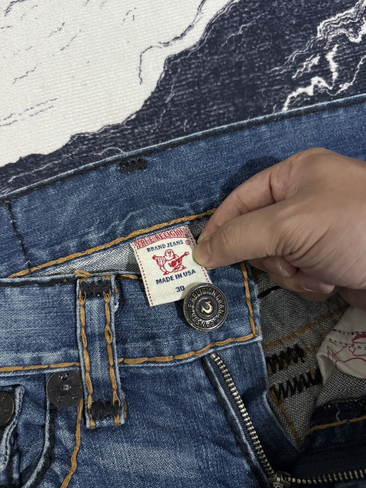 True Religion True religion world tour section joey super jeans Size US 30 / EU 46 - 16 Thumbnail