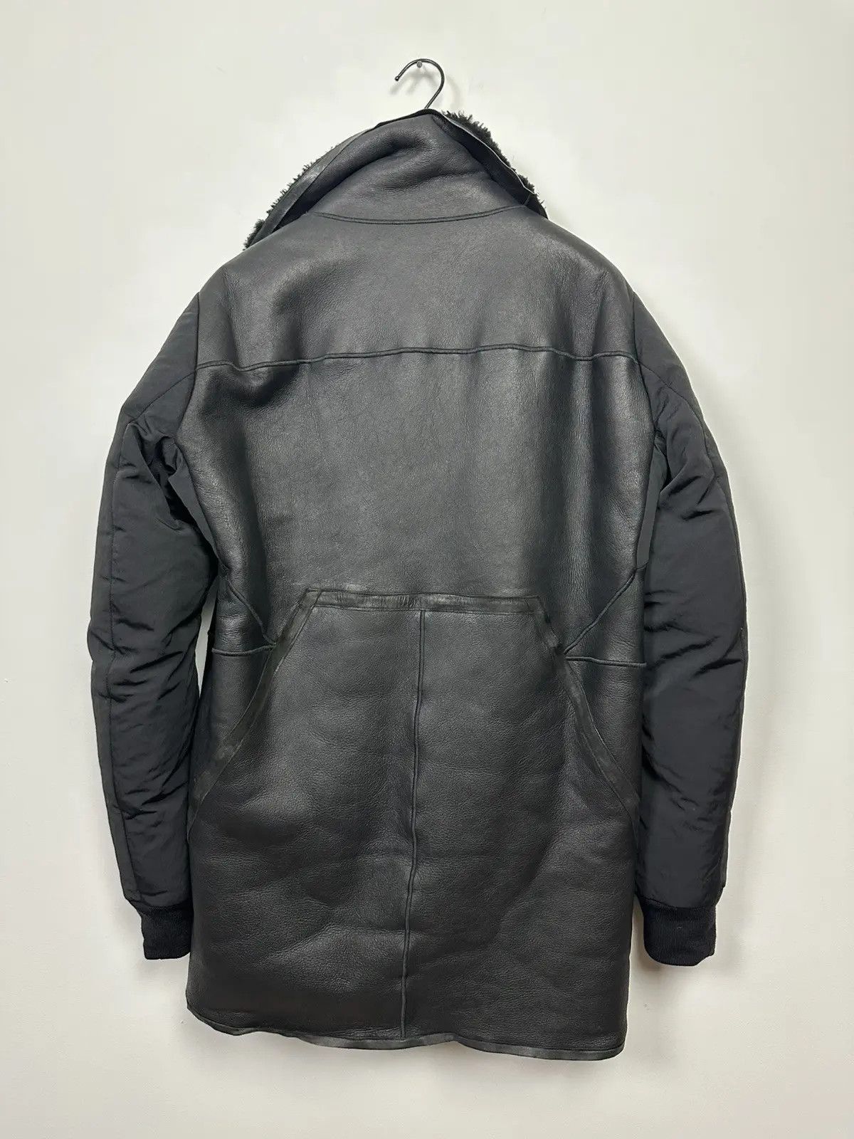 Rick Owens os11x0925 Shearling Showtek Leather Jacket in Black Size US L / EU 52-54 / 3 - 4 Thumbnail