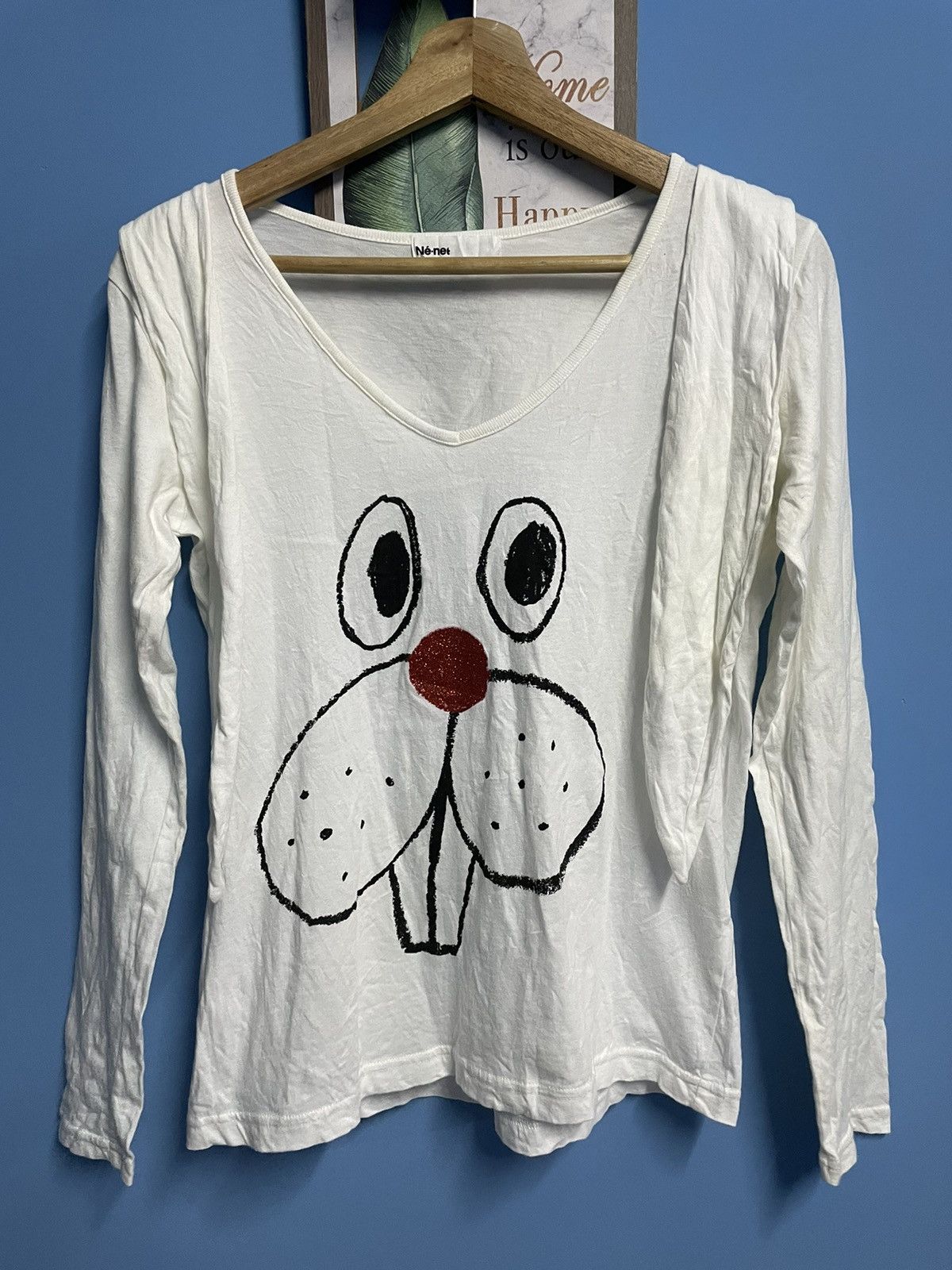 Issey Miyake × Japanese Brand × Ne-Net VINTAGE NE-NET BY ISSEY MIYAKE WHITE TSHIRT Size M / US 6-8 / IT 42-44 - 1 Thumbnail