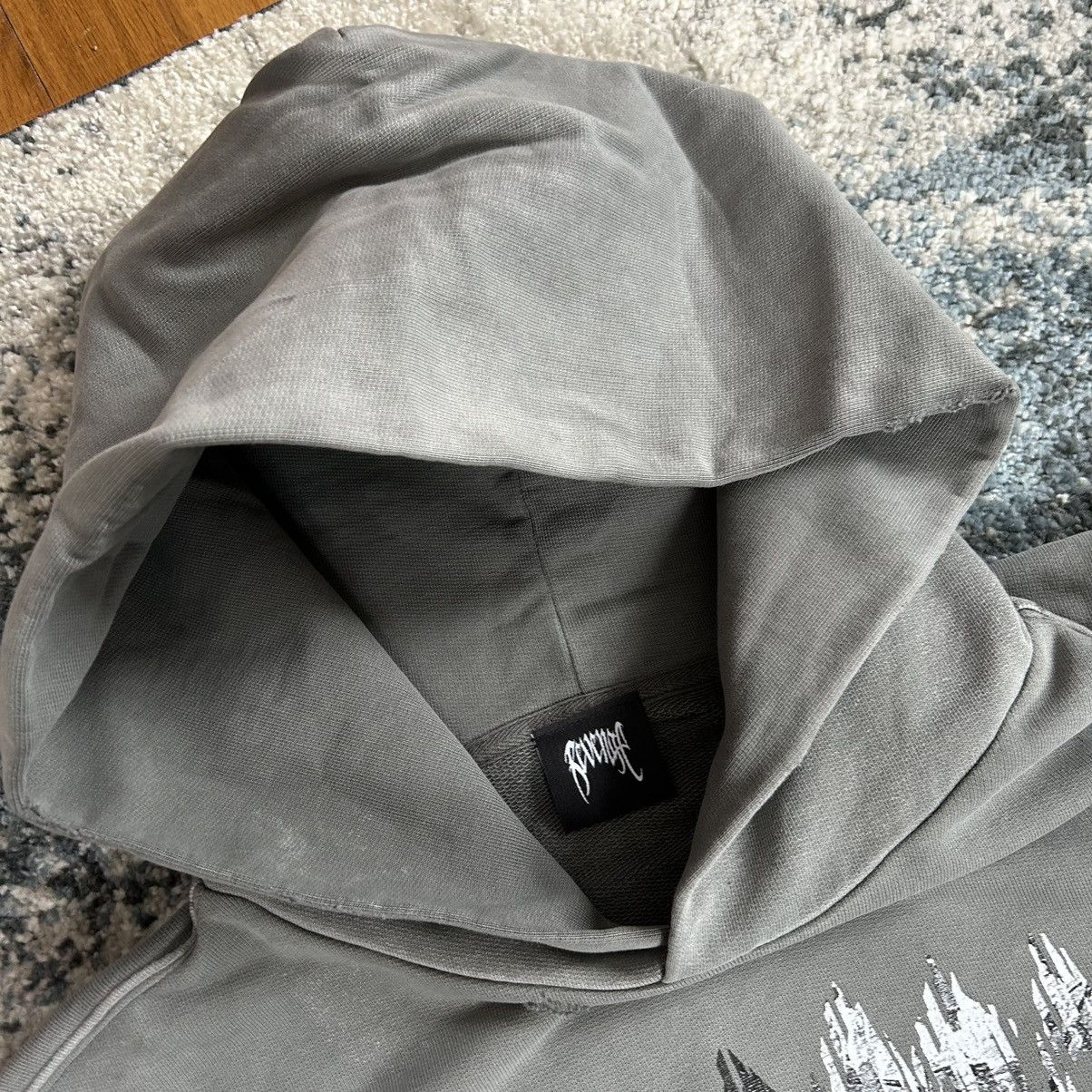 Revenge KOSUKE KAWAMURA DiSTRESSED GLiTCH LOGO HOODiE SWEATSHiRT Size US XL / EU 56 / 4 - 11 Thumbnail