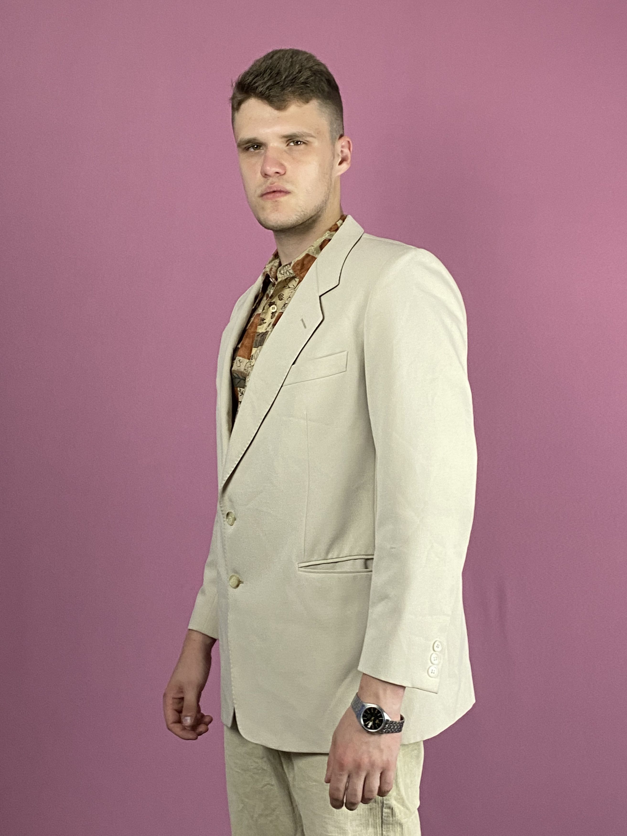 Designer × Guy Laroche Guy Laroche Vintage Men's Suit Blazer Jacket - L Size 50R - 2 Thumbnail