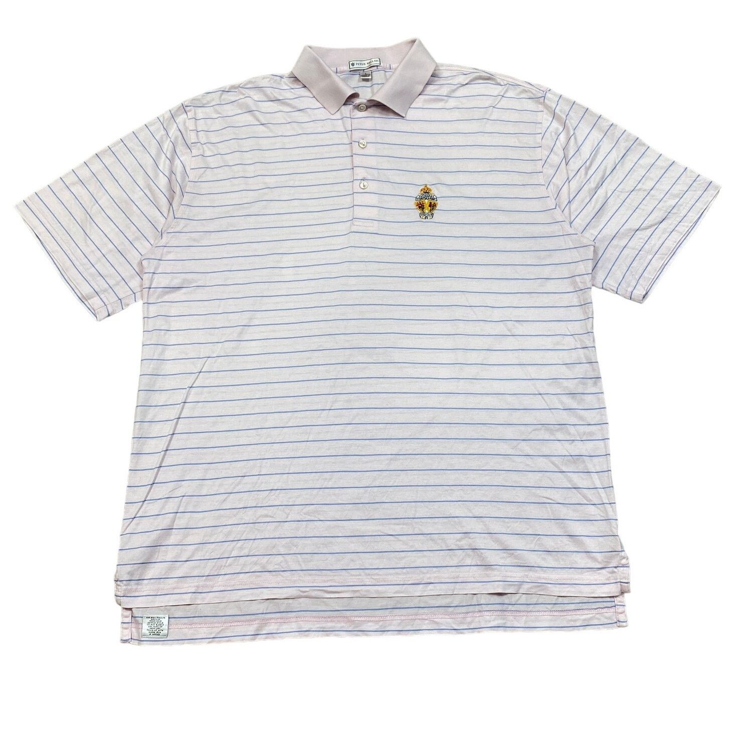 Peter Millar Peter Millar Crown Crest Striped Polo Shirt Men's L Golf Size US L / EU 52-54 / 3 - 1 Thumbnail