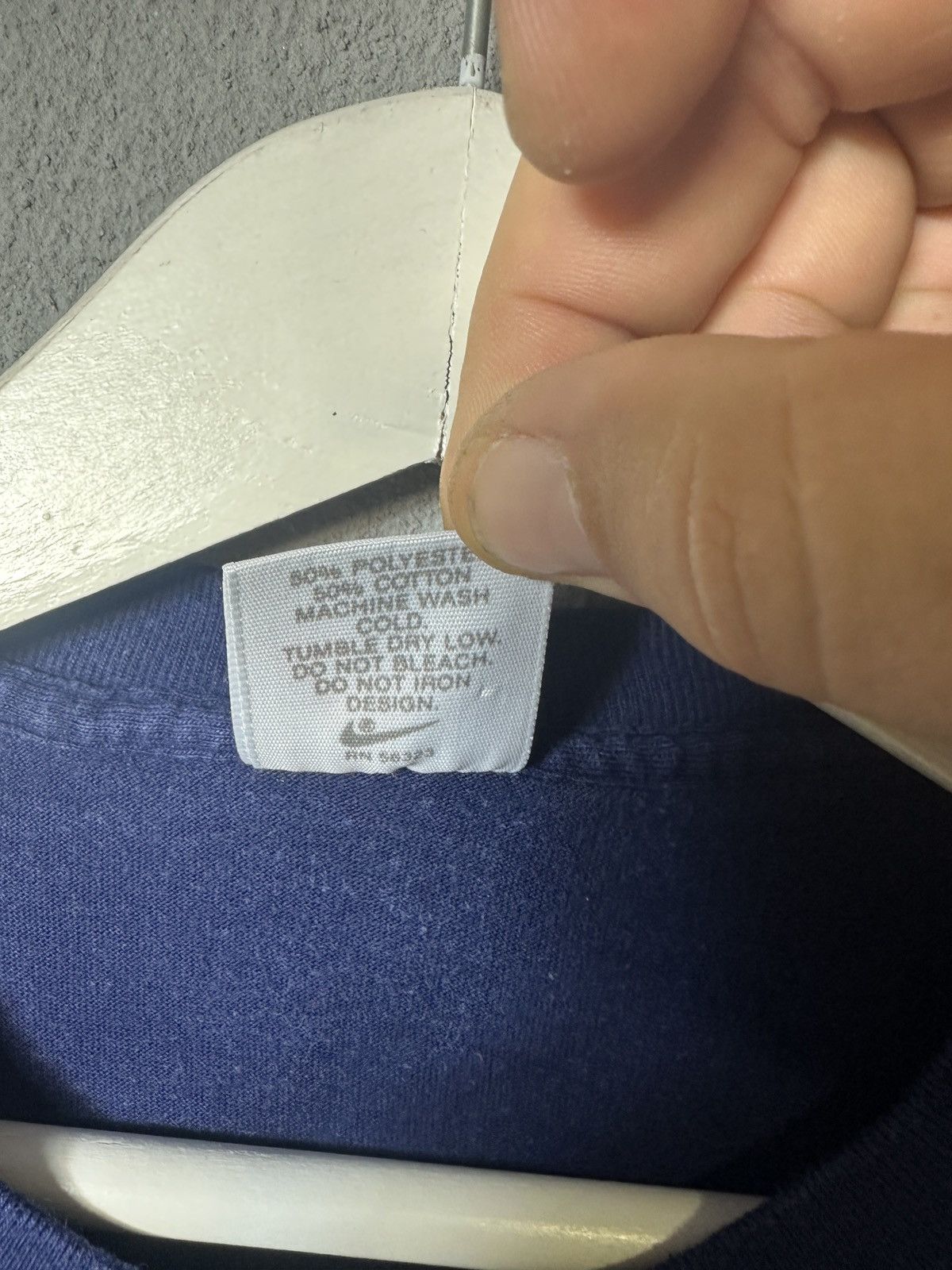 Nike × Vintage Vintage Nike Shirt Large 80s 90s Just Do It Made in USA Size US S / EU 44-46 / 1 - 5 Thumbnail