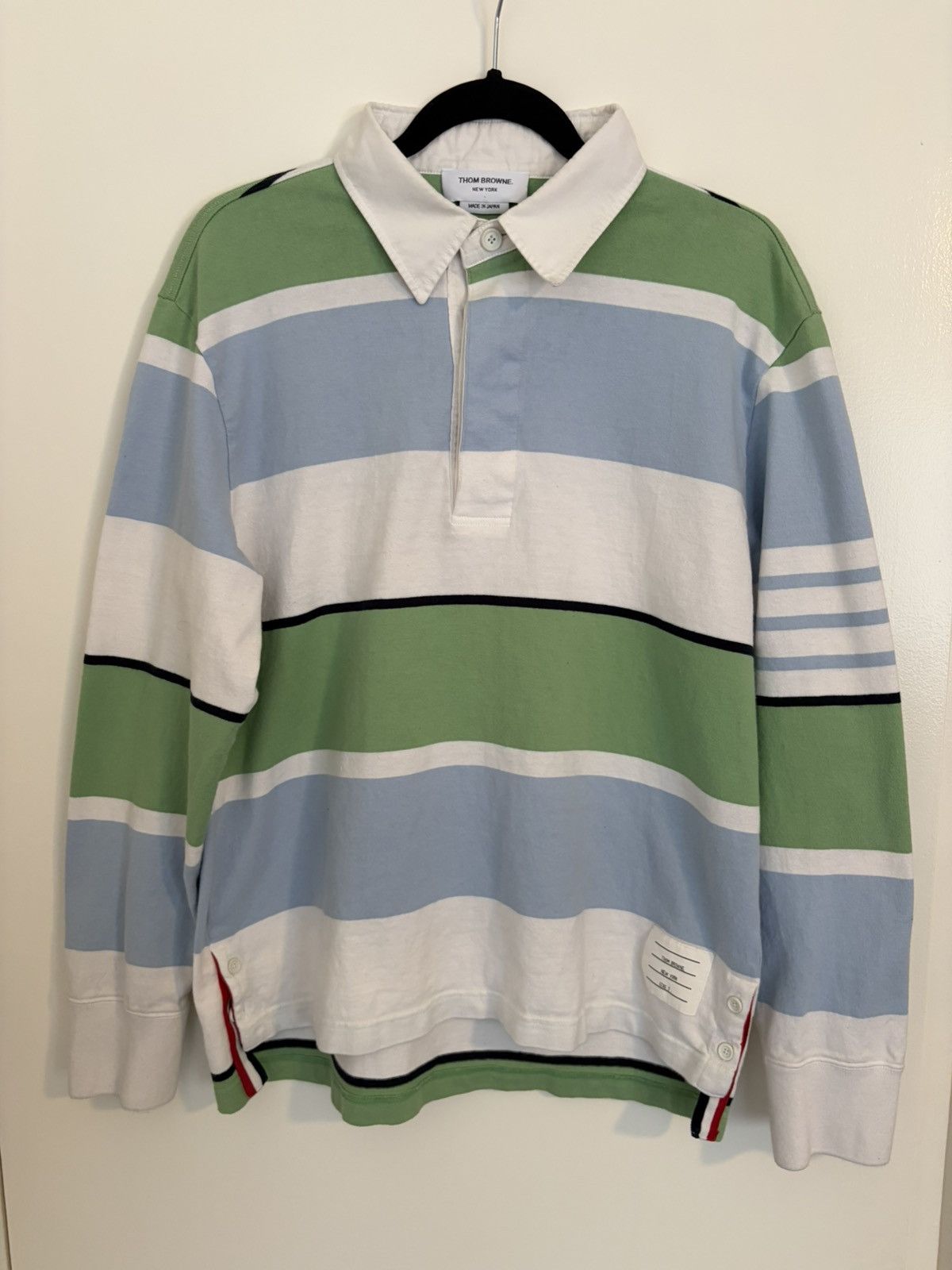Thom Browne 4 Bar Striped Rugby Size US M / EU 48-50 / 2 - 1 Thumbnail