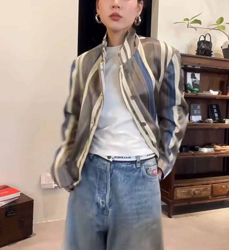 Comme des Garcons COMME des GARCONS Striped Suit Jacket- Size US M / EU 48-50 / 2 - 4 Thumbnail