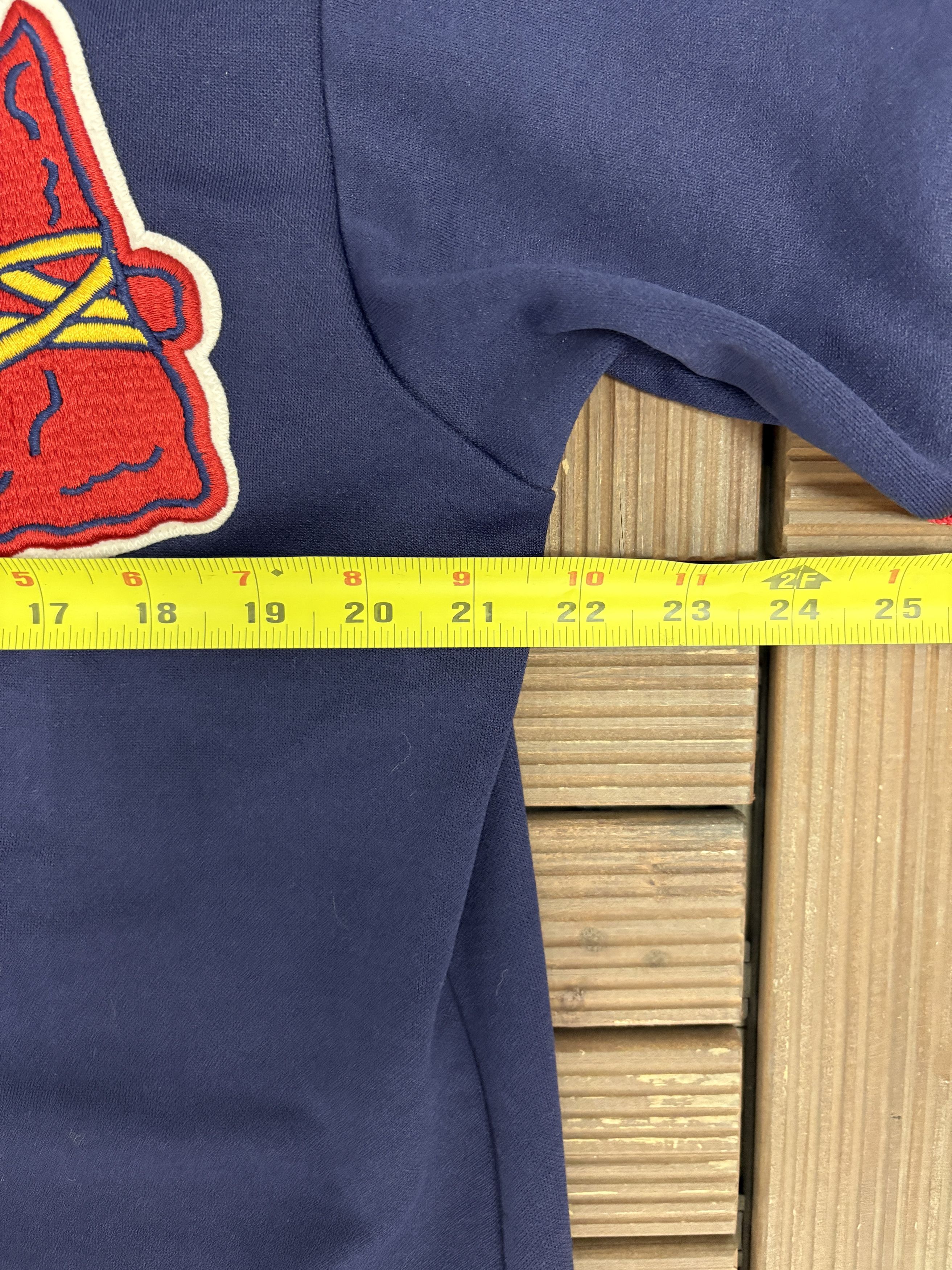 Majestic Atlanta Braves David Justice Vintage Blue Baseball Jersey Size US M / EU 48-50 / 2 - 7 Thumbnail