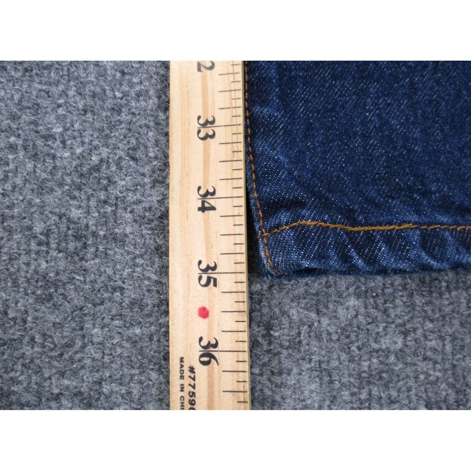 Levi's VINTAGE Levi's Jeans Mens 32 X 34 Blue Denim Bootcut 517 Red Tab Boots Cut Jeans Mens Size US 32 / EU 48 - 4 Thumbnail