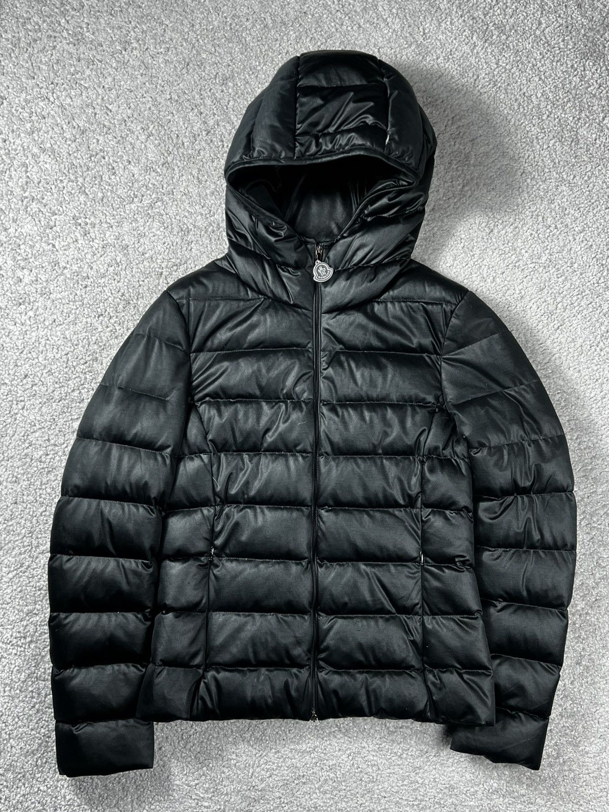 Moncler Moncler Black Jersey Down Jacket Size 2 Size M / US 6-8 / IT 42-44 - 1 Thumbnail