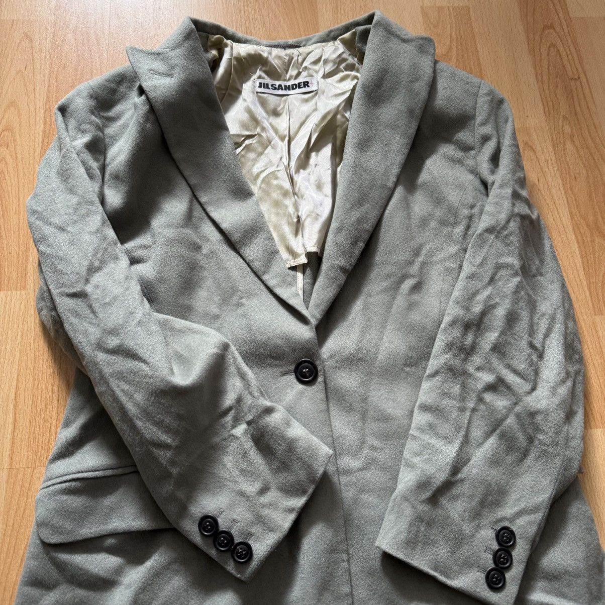 Jil Sander × Vintage Jil Sander blazer coat vintage 80s 100% babycamel wool Size M / US 6-8 / IT 42-44 - 3 Thumbnail