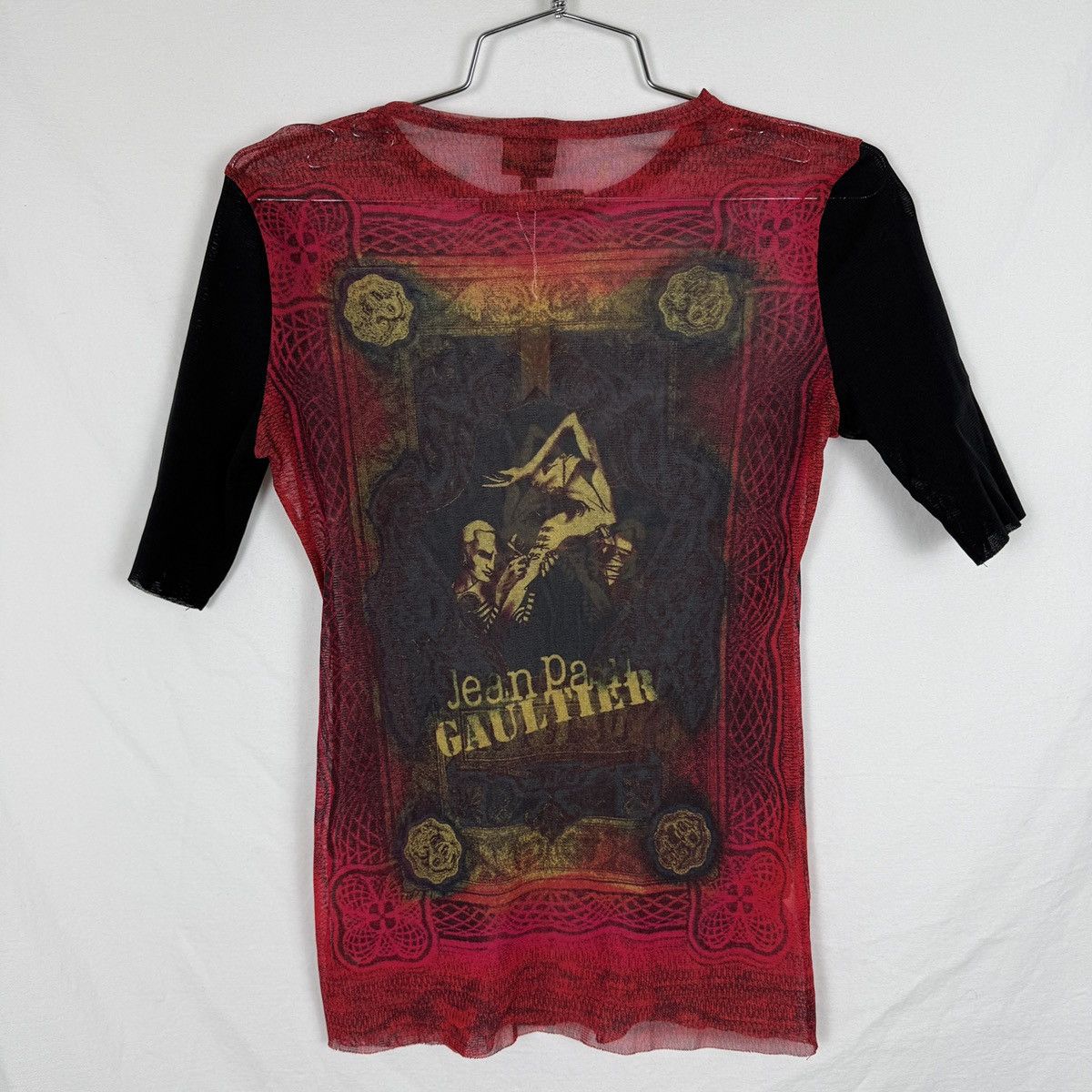 Jean Paul Gaultier JEAN PAUL GAULTIER FEMME MICRO MESH T-SHIRT Size S / US 4 / IT 40 - 2 Thumbnail