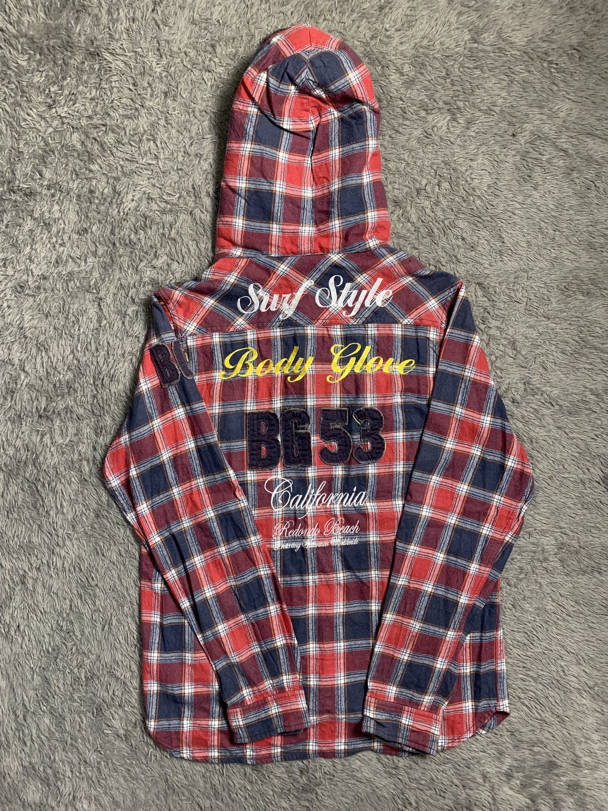 Japanese Brand Body Glove Surf Style Patches Fur Hoodie Size US XL / EU 56 / 4 - 2 Thumbnail