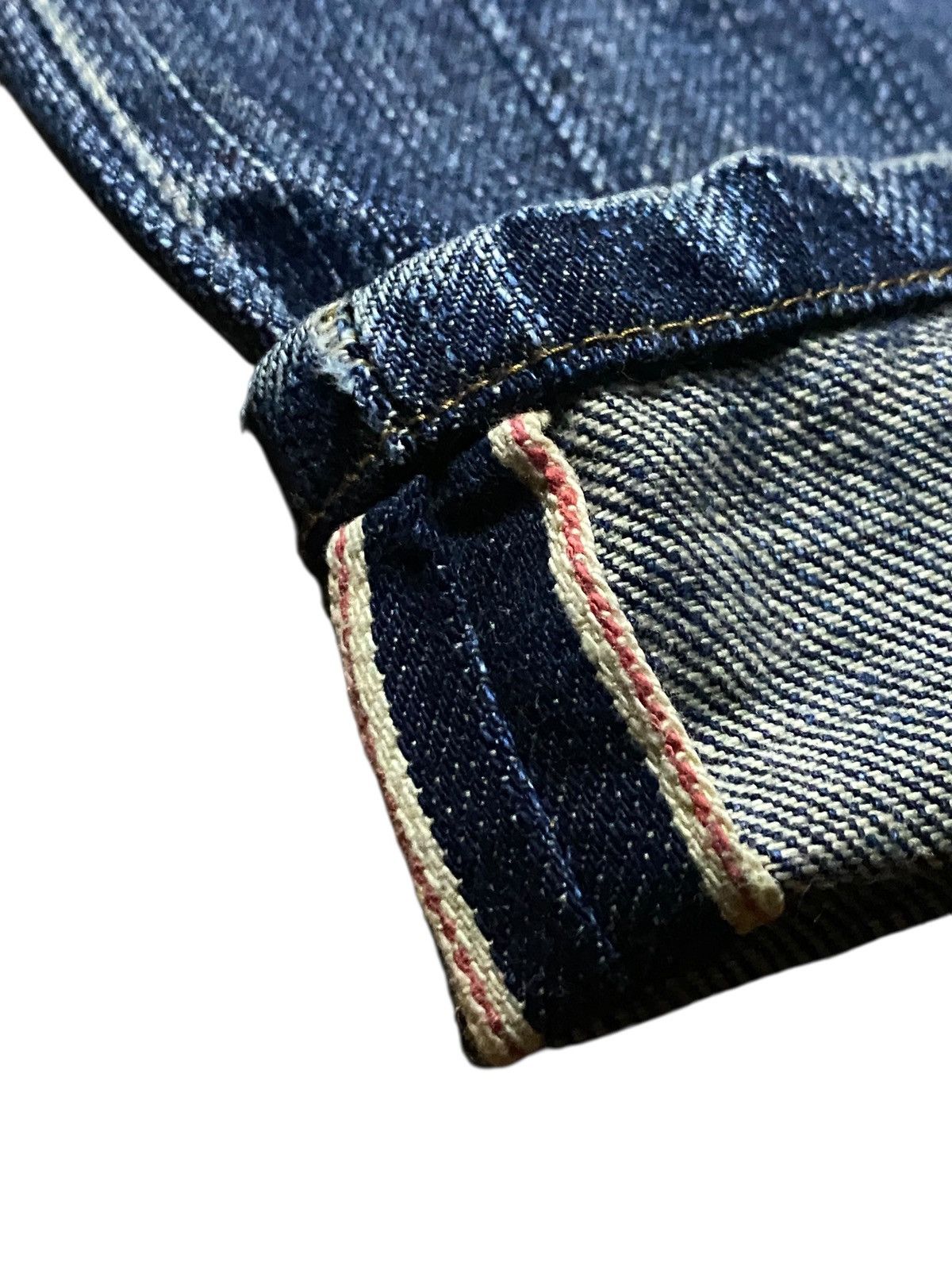 Junya Watanabe Vintage Japanese Brand Edwin 505 zxx Selvedge Distressed Size US 30 / EU 46 - 12 Thumbnail