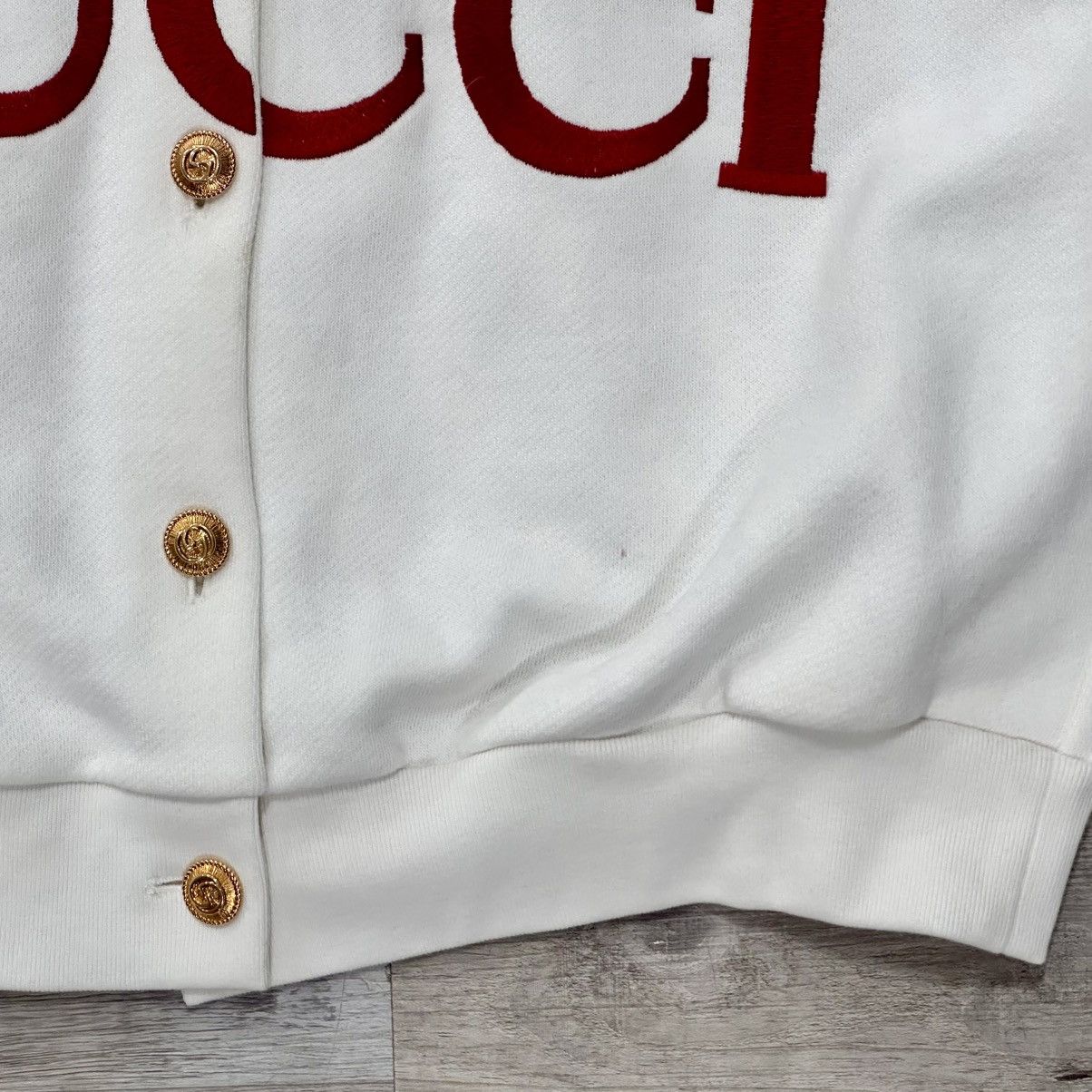 Gucci GUCCI REVERSIBLE GIRAFFE TENNIS EMBROIDERED CARDIGAN SIZE M Size M / US 6-8 / IT 42-44 - 4 Thumbnail