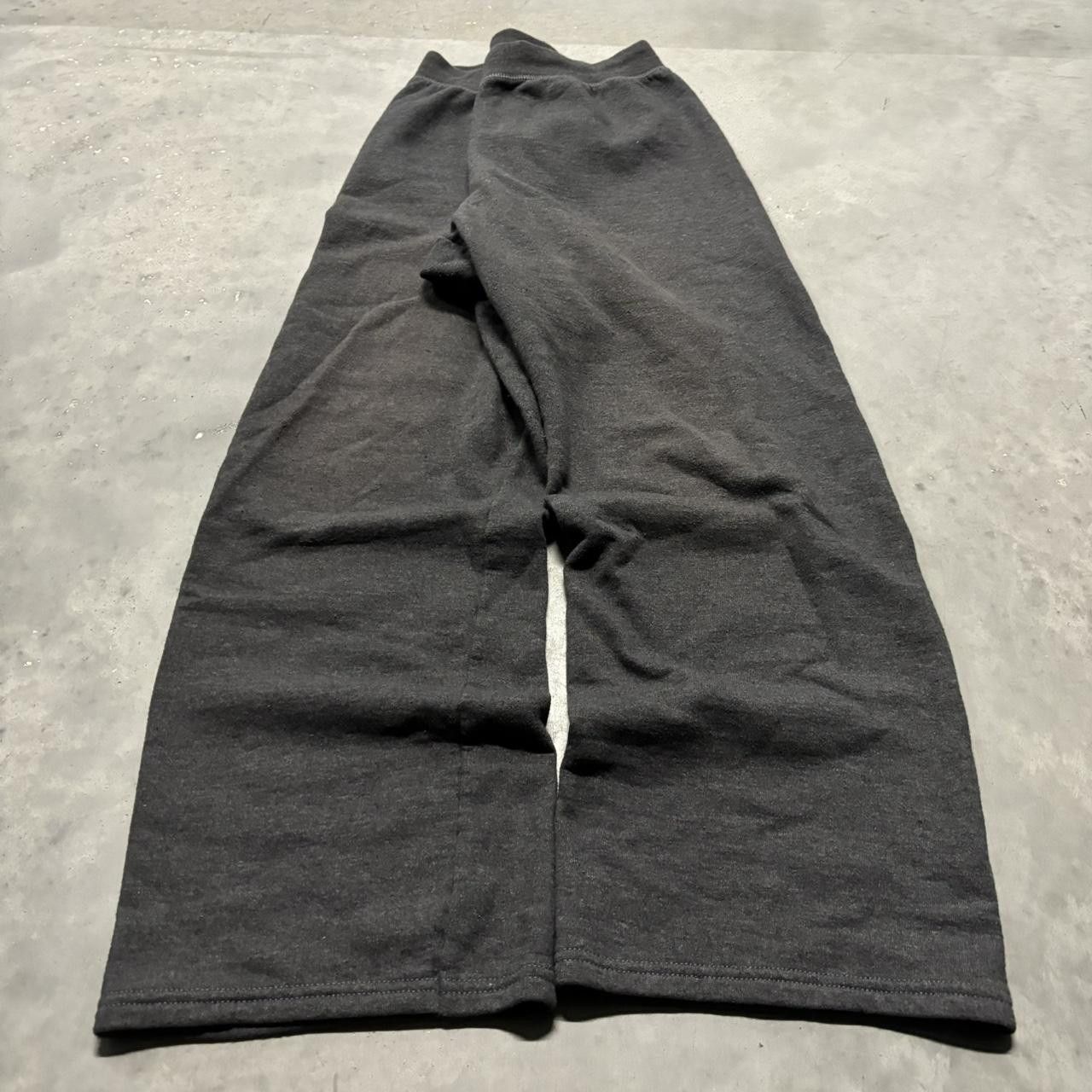 Japanese Brand × Vintage Crazy Vintage Y2K/2000s Dark Grey Skater Essential Sweatpants! Size US 34 / EU 50 - 3 Thumbnail