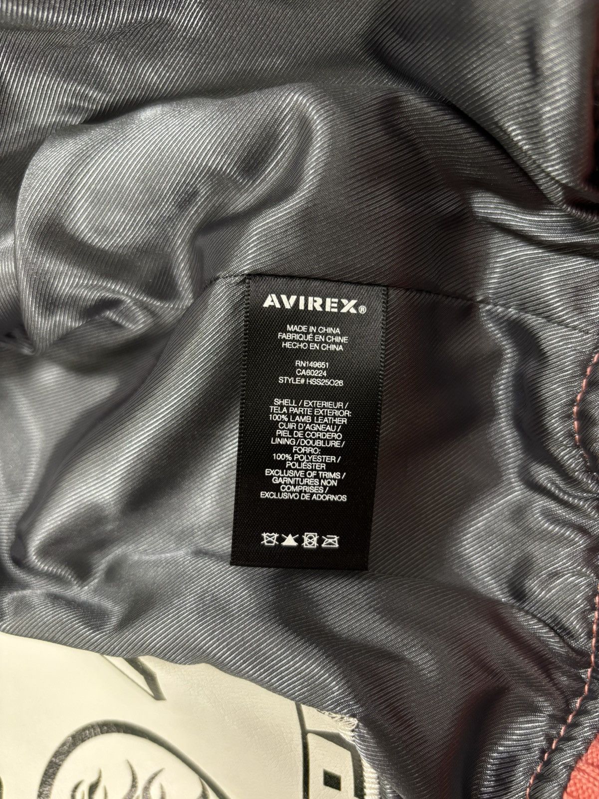 Avirex × HELLSTAR Hellstar x Avirex Jacket, Salvage Red Size US M / EU 48-50 / 2 - 15 Thumbnail