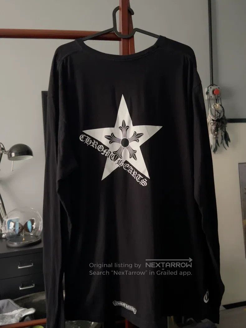 Chrome Hearts CHROME HEARTS Size XL Pentagram long sleeve Size US XL / EU 56 / 4 - 1 Thumbnail