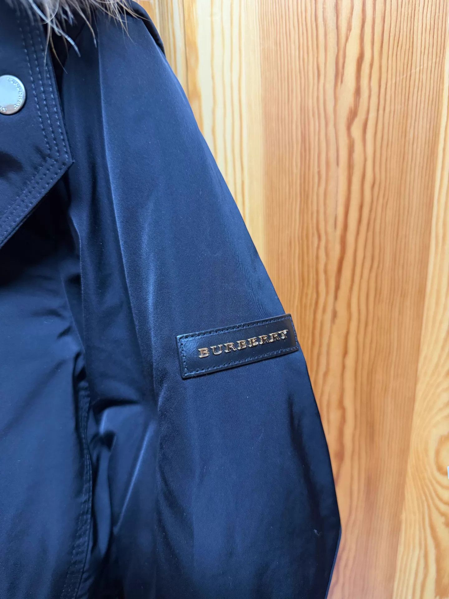 Burberry Burberry 8 Mid Hooded Down Jacket Gray Fur Belt Size M / US 6-8 / IT 42-44 - 2 Thumbnail