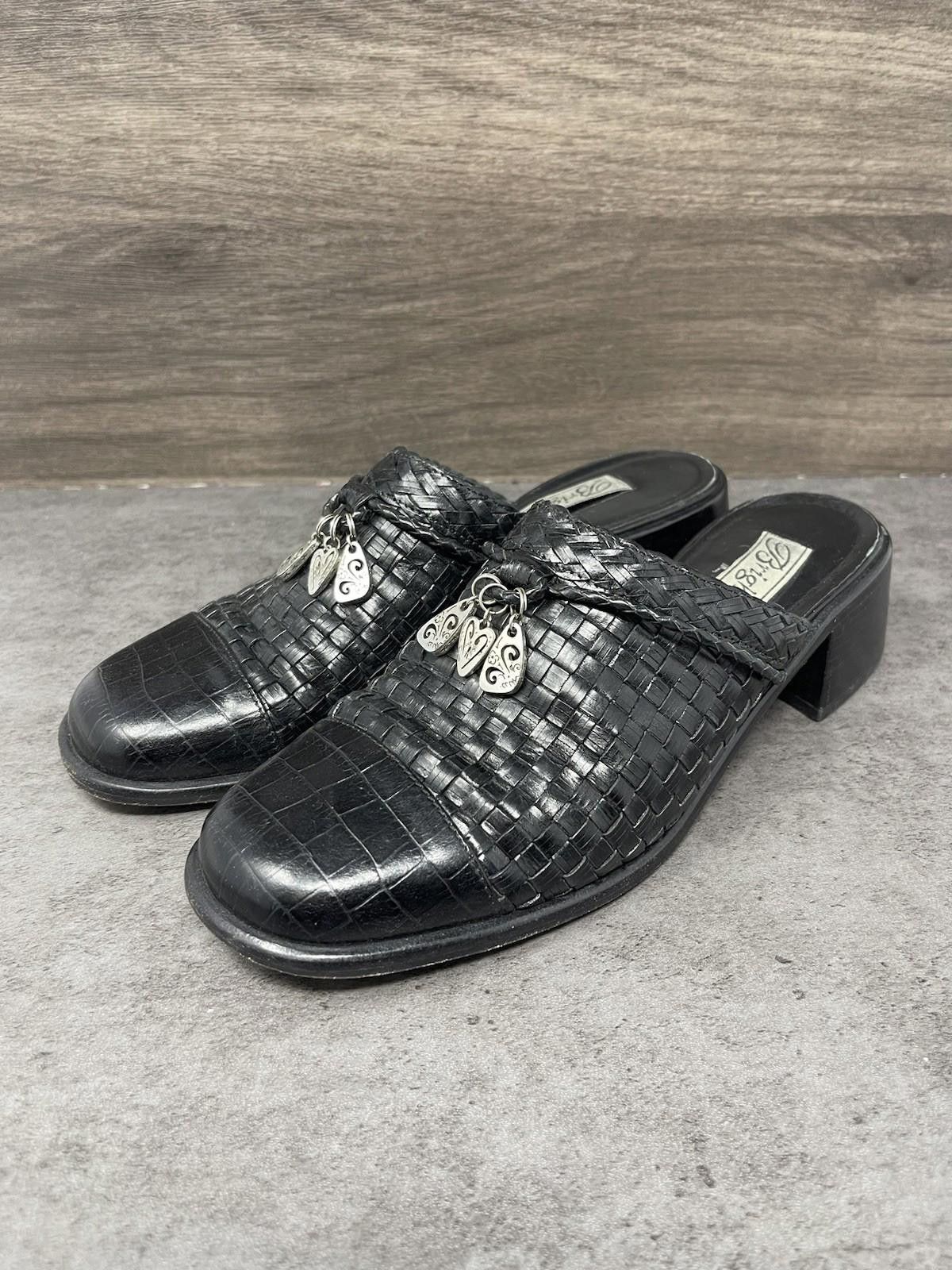 Brighton Brighton Shoes Womens Size 8 Franki Croc Mule Leather Size US 8 / IT 38 - 2 Thumbnail