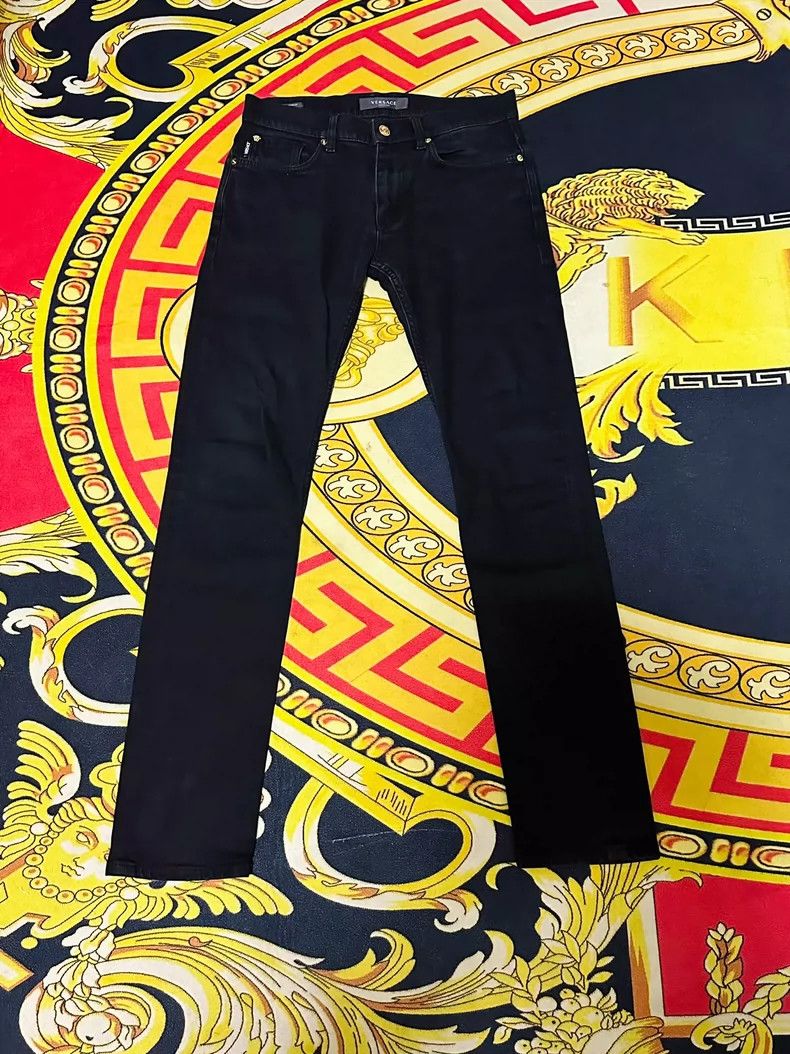 Versace Versace Indian leopard jeans Size 31" - 1 Thumbnail