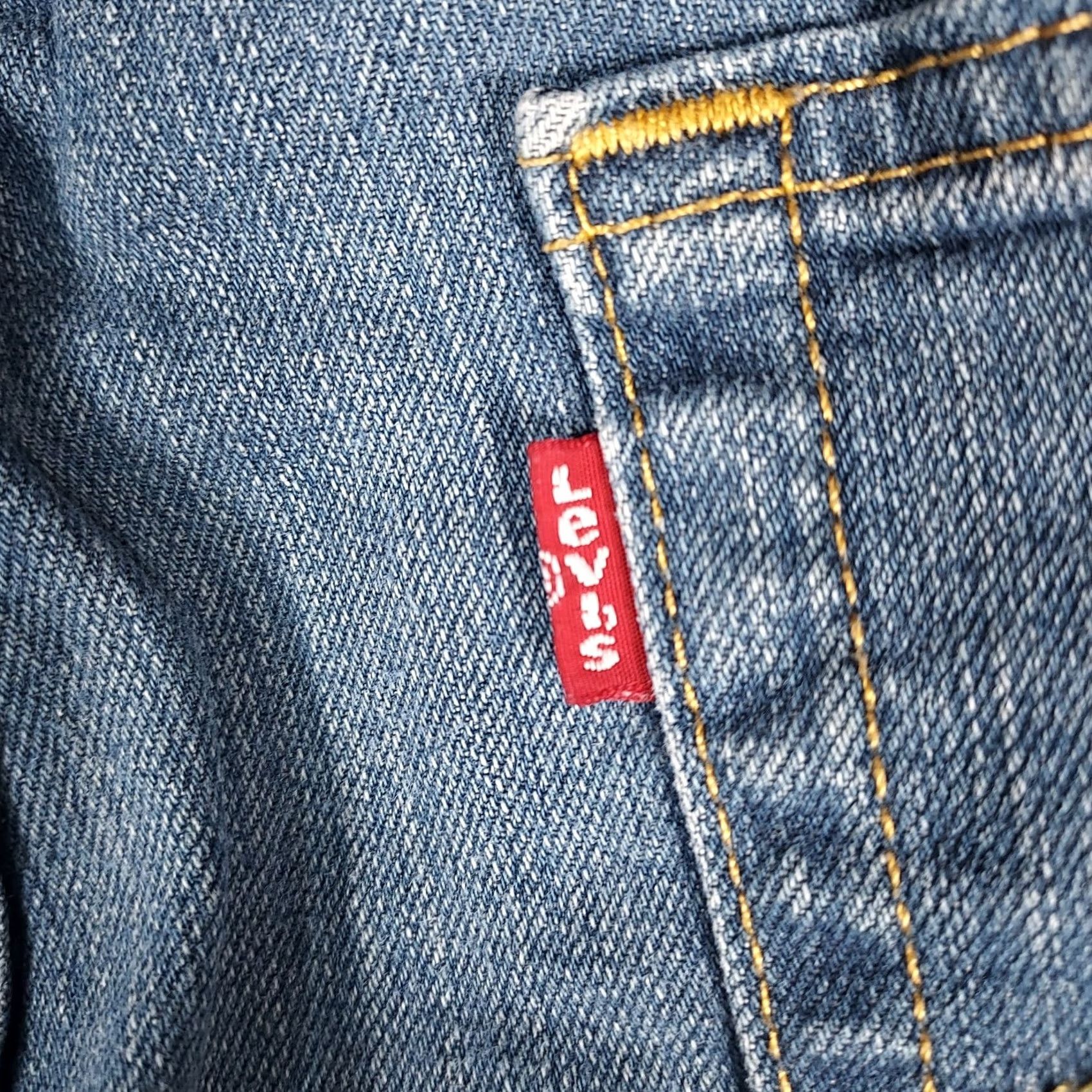 Levi's Levi’s 513 Jeans Mens 32x30 Medium Wash Slim Straight Blue Logo 5-Pocket Denim Cotton Regular Rise Mens Jeans Size US 32 / EU 48 - 3 Thumbnail