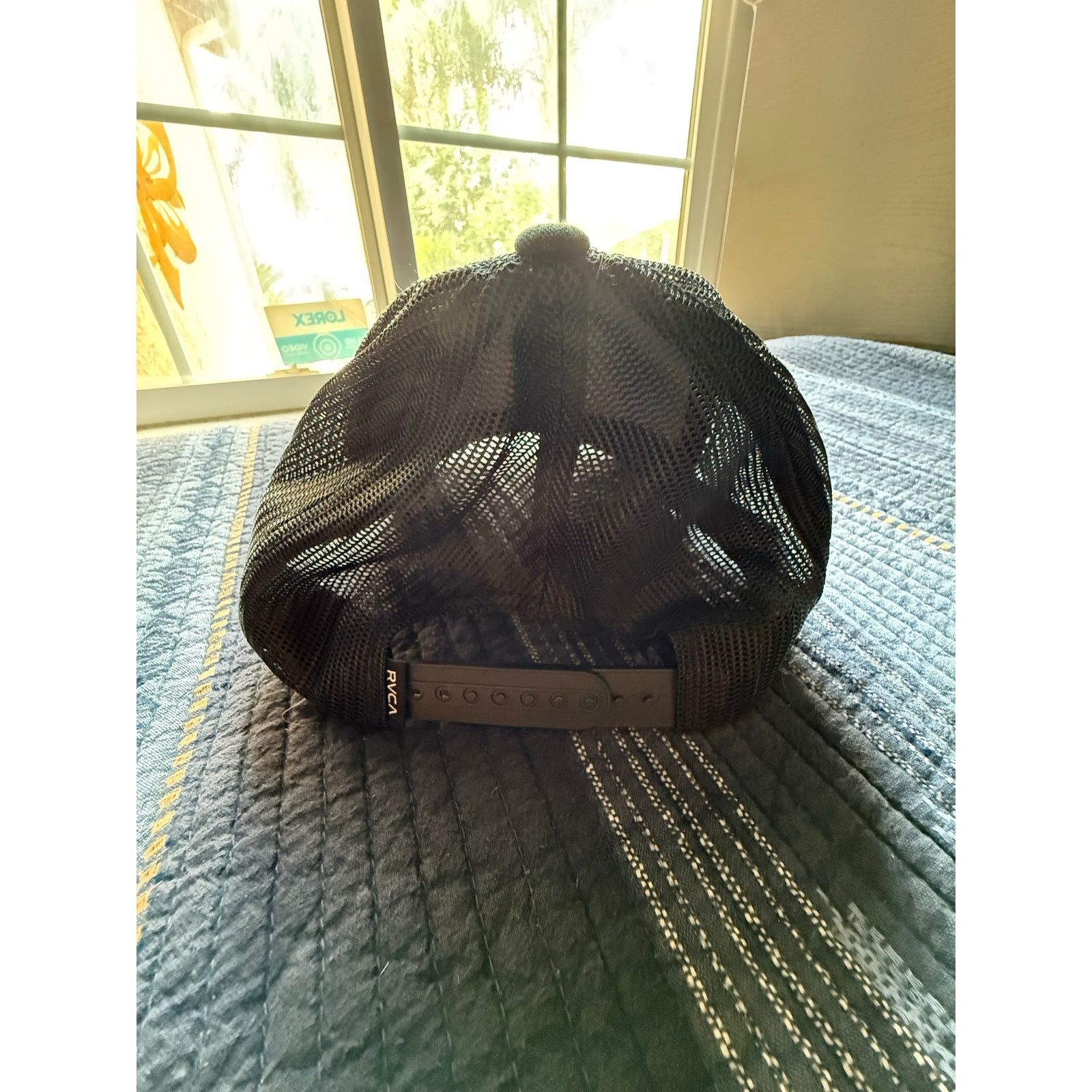 RVCA RVCA VA Black Mesh Trucker Hat Snapback Adjustable Cap Size ONE SIZE - 2 Thumbnail