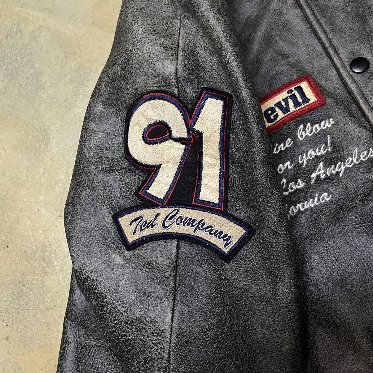 Tedman Vintage Rare Ted Company Leather Varsity Jacket Size US M / EU 48-50 / 2 - 8 Thumbnail