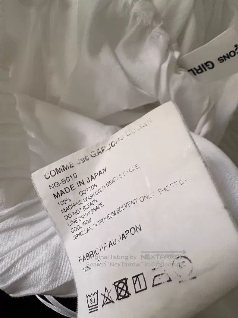 Comme des Garcons Comme des Garcons size S Skirt White Cake Skirt Size 23" - 8 Thumbnail